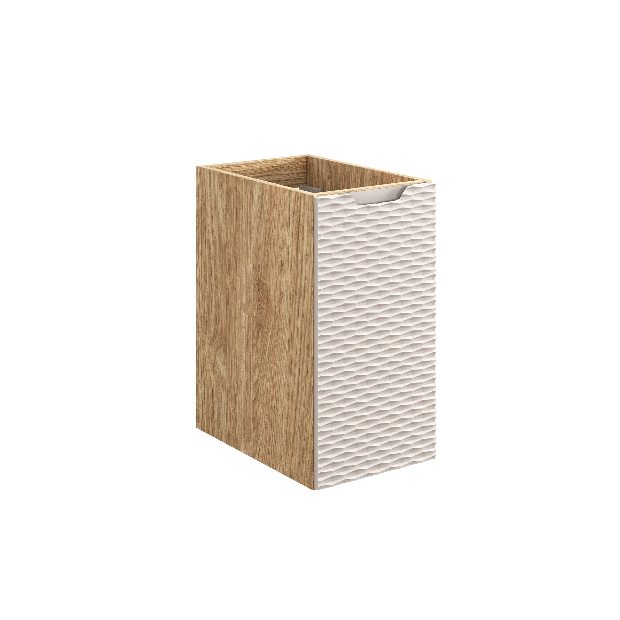 Ocean Side Schrank 30 cm 1 Tür Beige, Eiche geölt