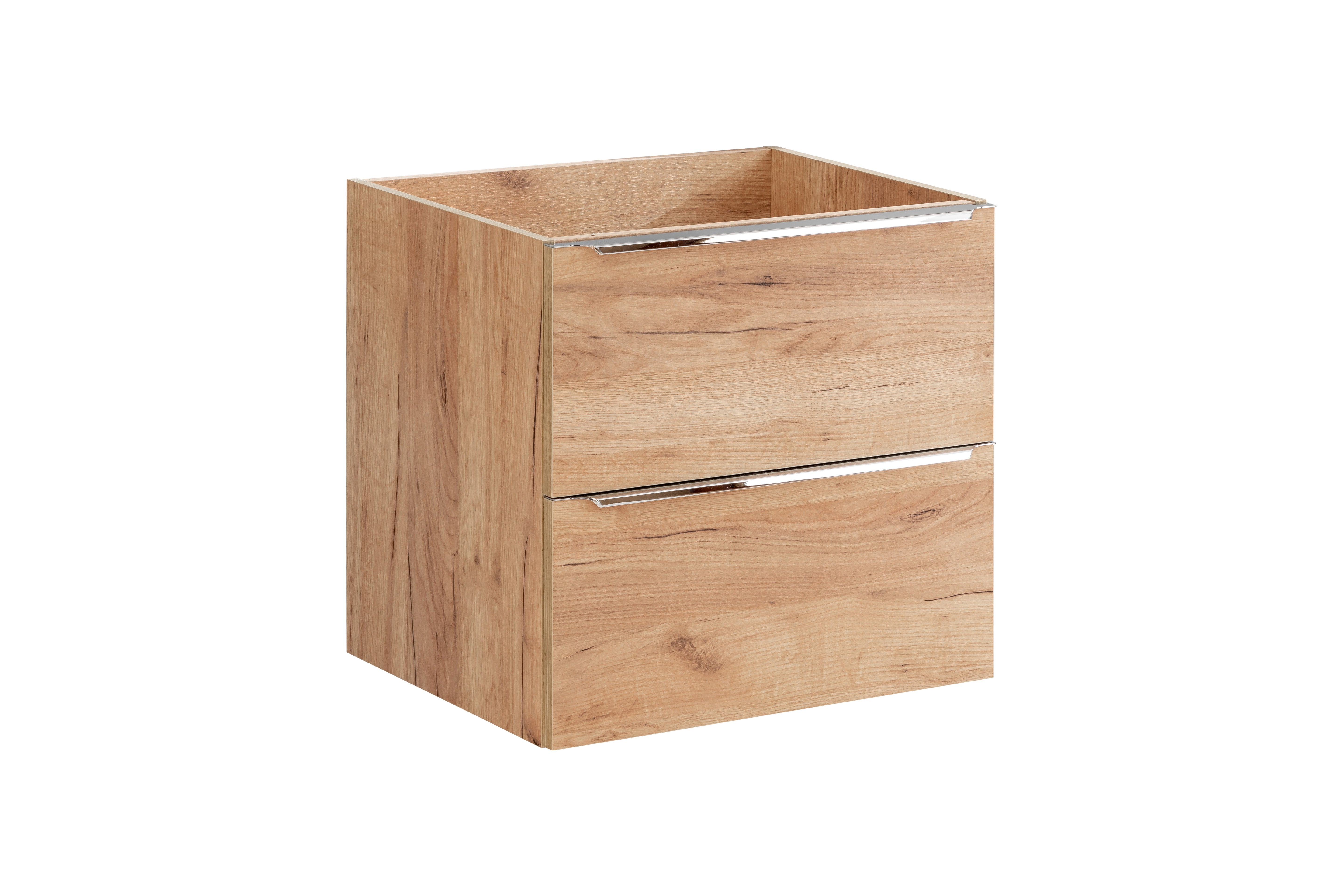 Capri Unterschrank für Waschbecken, 60 cm, 2 Schubladen Goldene Handwerkseiche