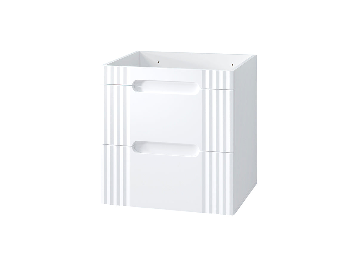 Fiji Unterschrank für Waschbecken, 60 cm, 2 Schubladen