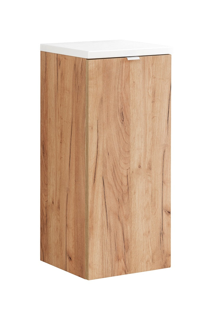 Capri Seitenschrank 35 cm 1 Tür Goldene Handwerkseiche
