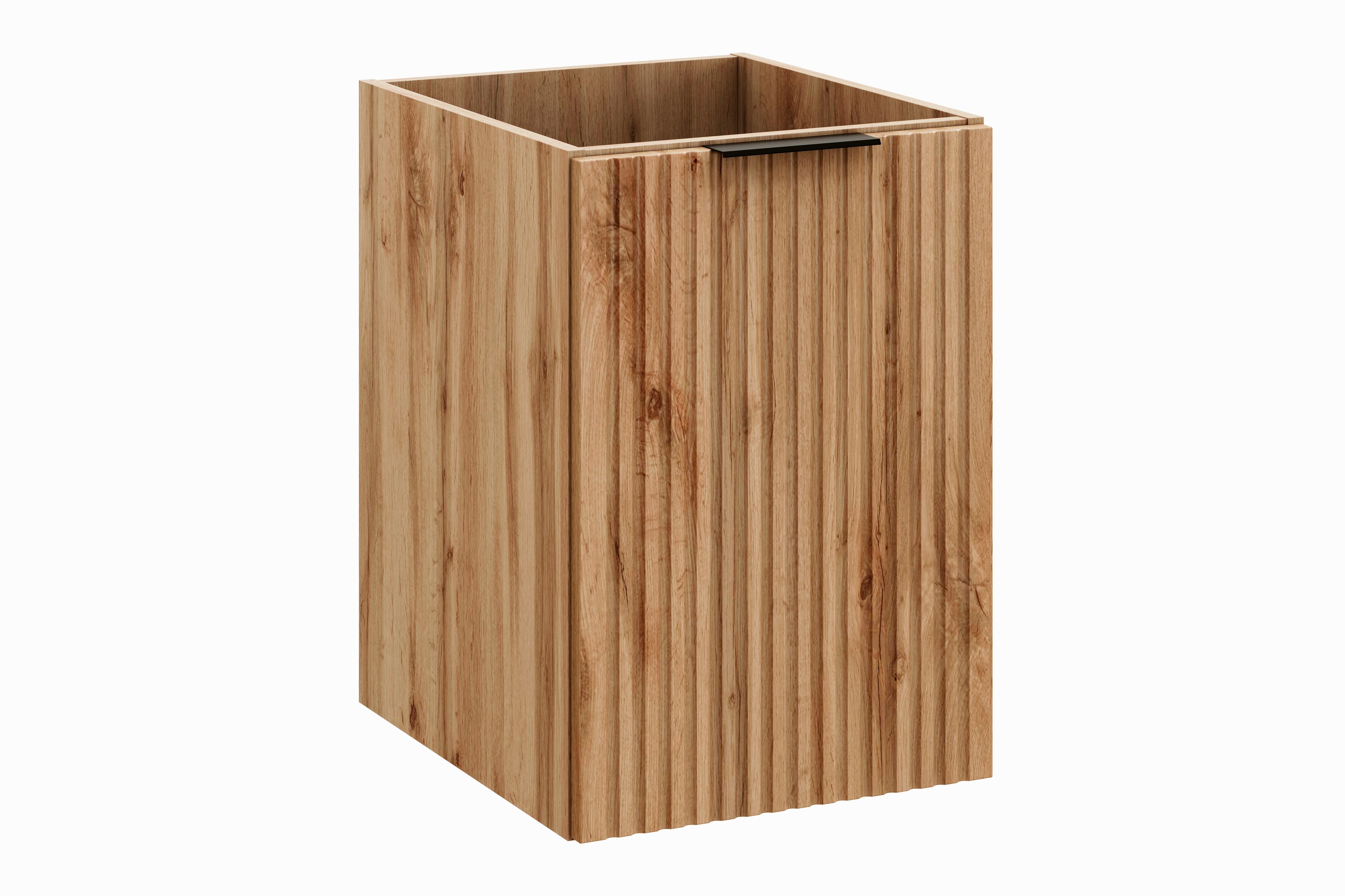 Adel Seitenschrank 40 cm mit Wäschekorb Wotan Eiche