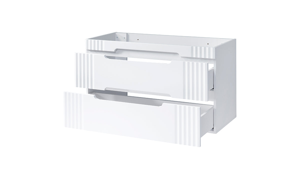 Fiji Unterschrank für Waschbecken, 120 cm, 2 Schubladen