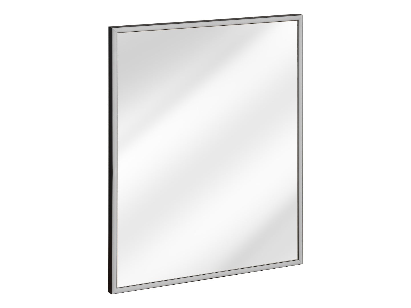 Lustro gerahmter LED-Spiegel Graphit, Spiegel