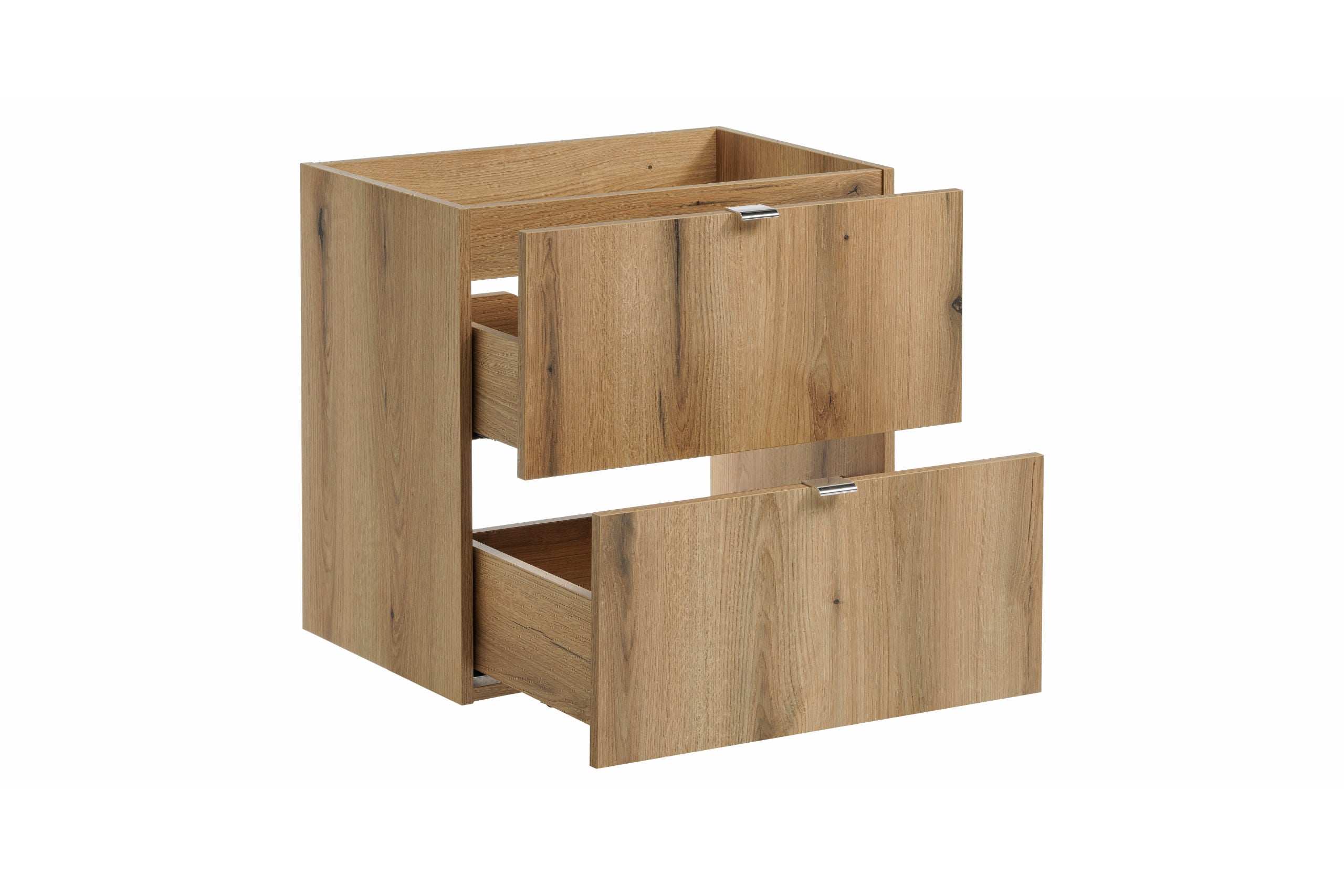 Nova Unterschrank für Waschbecken, 60 cm, 2 Schubladen Coast Evoke Eiche