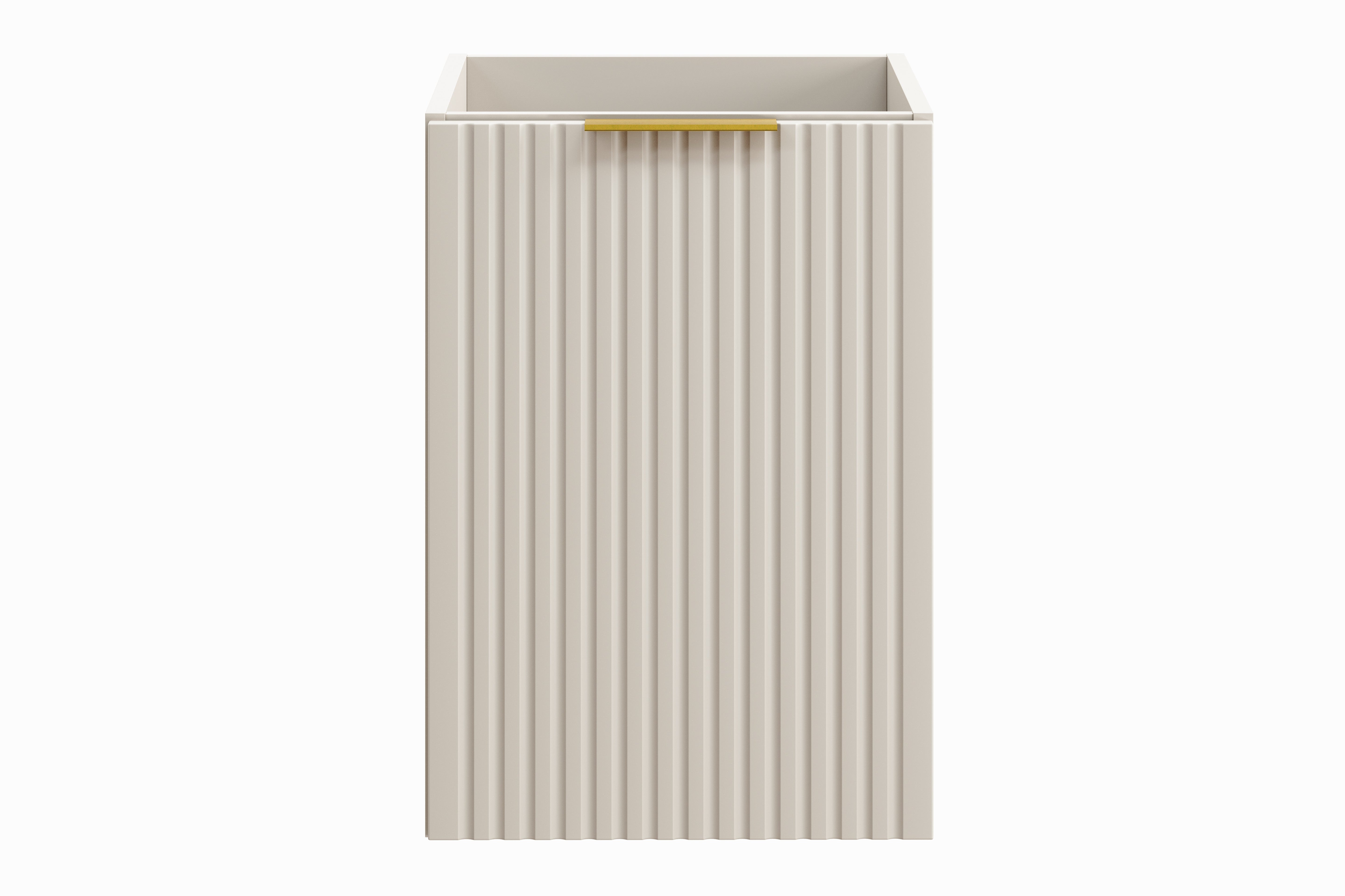 Adel Seitenschrank 40 cm mit Wäschekorb Kaschmir Matt