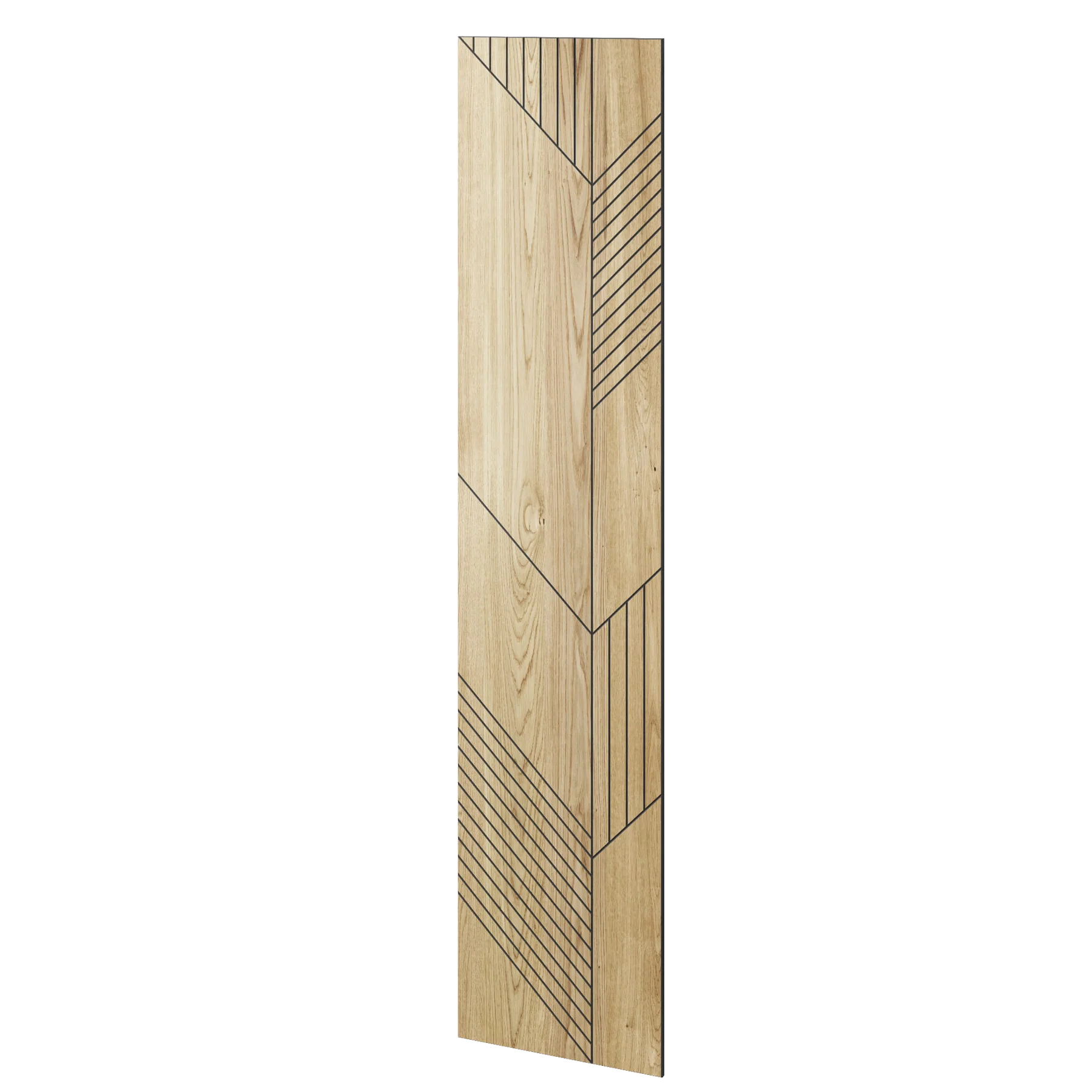 Gefräste Lamellenplatte 60x275