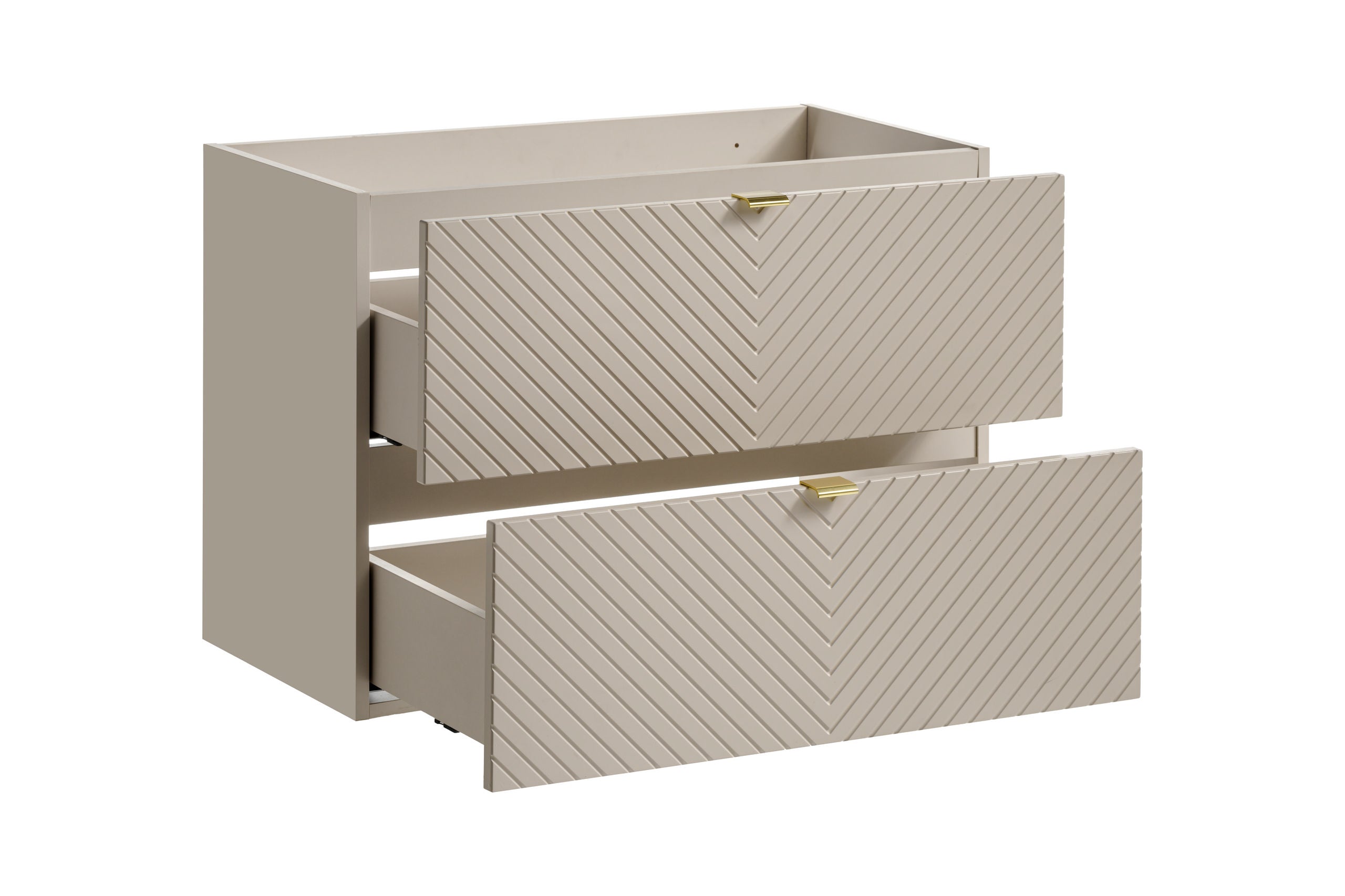 Viva Unterschrank für Waschbecken, 80 cm, 2 Schubladen