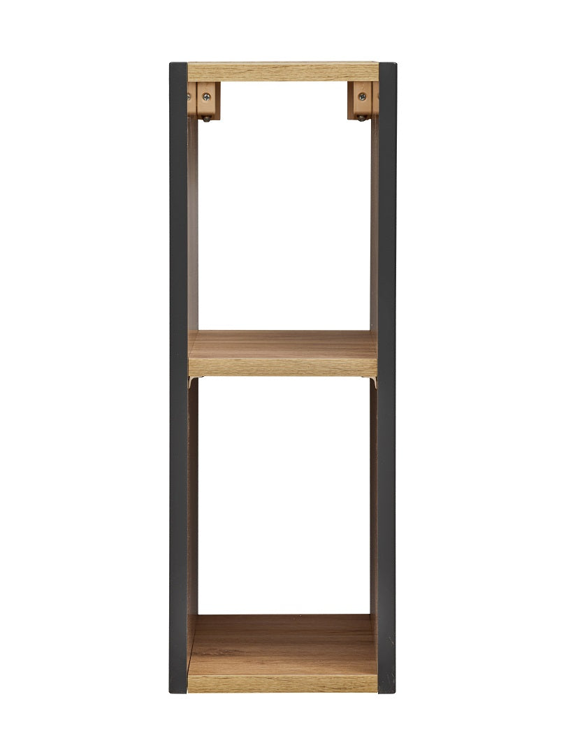 Capri Aufsatzschrank 20 cm Schwarz Matt