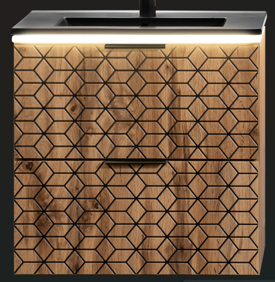 Rama Led Rahmen Chrom 60 x 45 x 1,7 cm