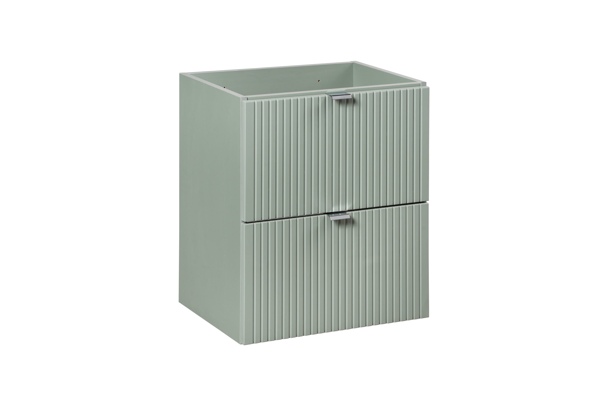 Line Unterschrank für Waschbecken 50 cm, 2 Schubladen