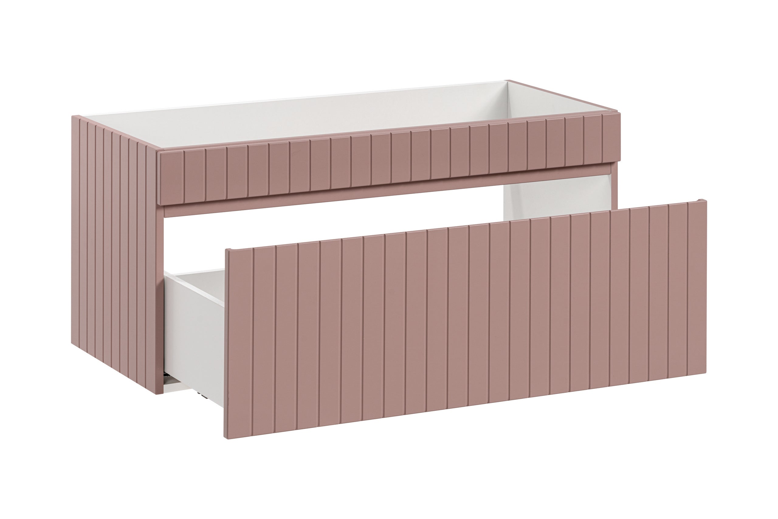 Iconic Waschbeckenunterschrank 100 cm, 1 Schublade Antike Rose