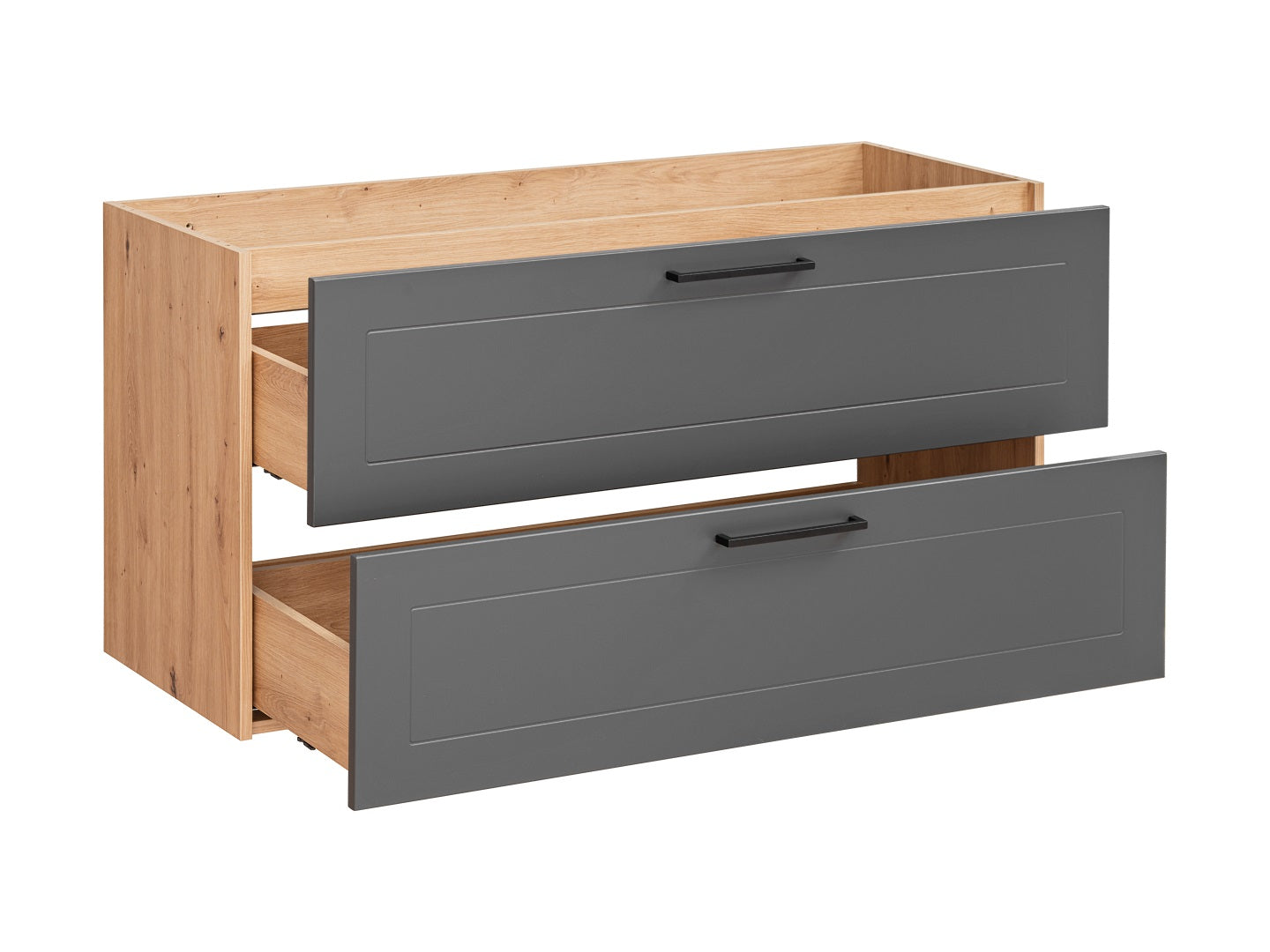 Madera Waschbeckenunterschrank 120 cm 2 Schubladen