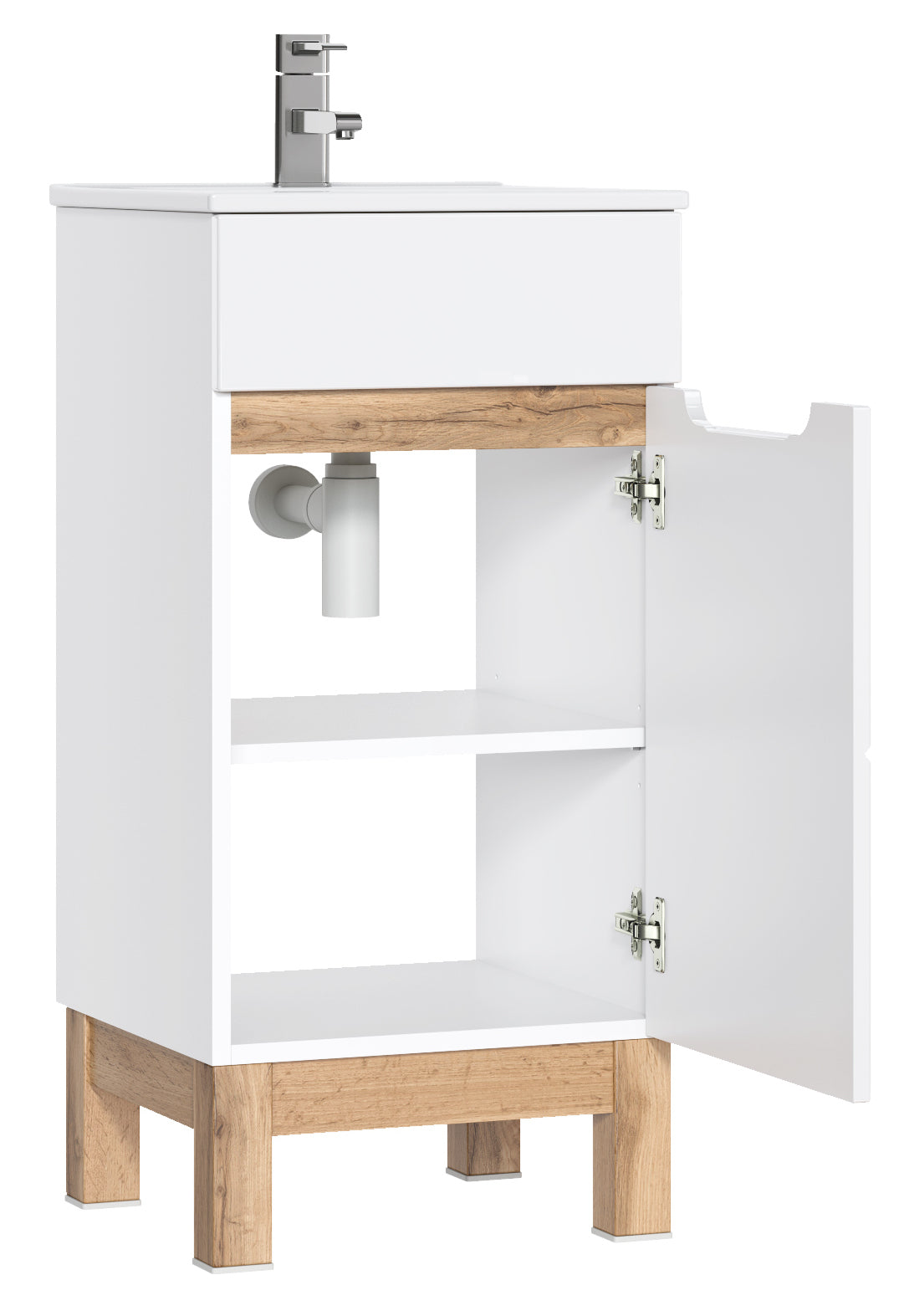 Bali Unterschrank für Waschbecken, 40 cm, 1 Tür