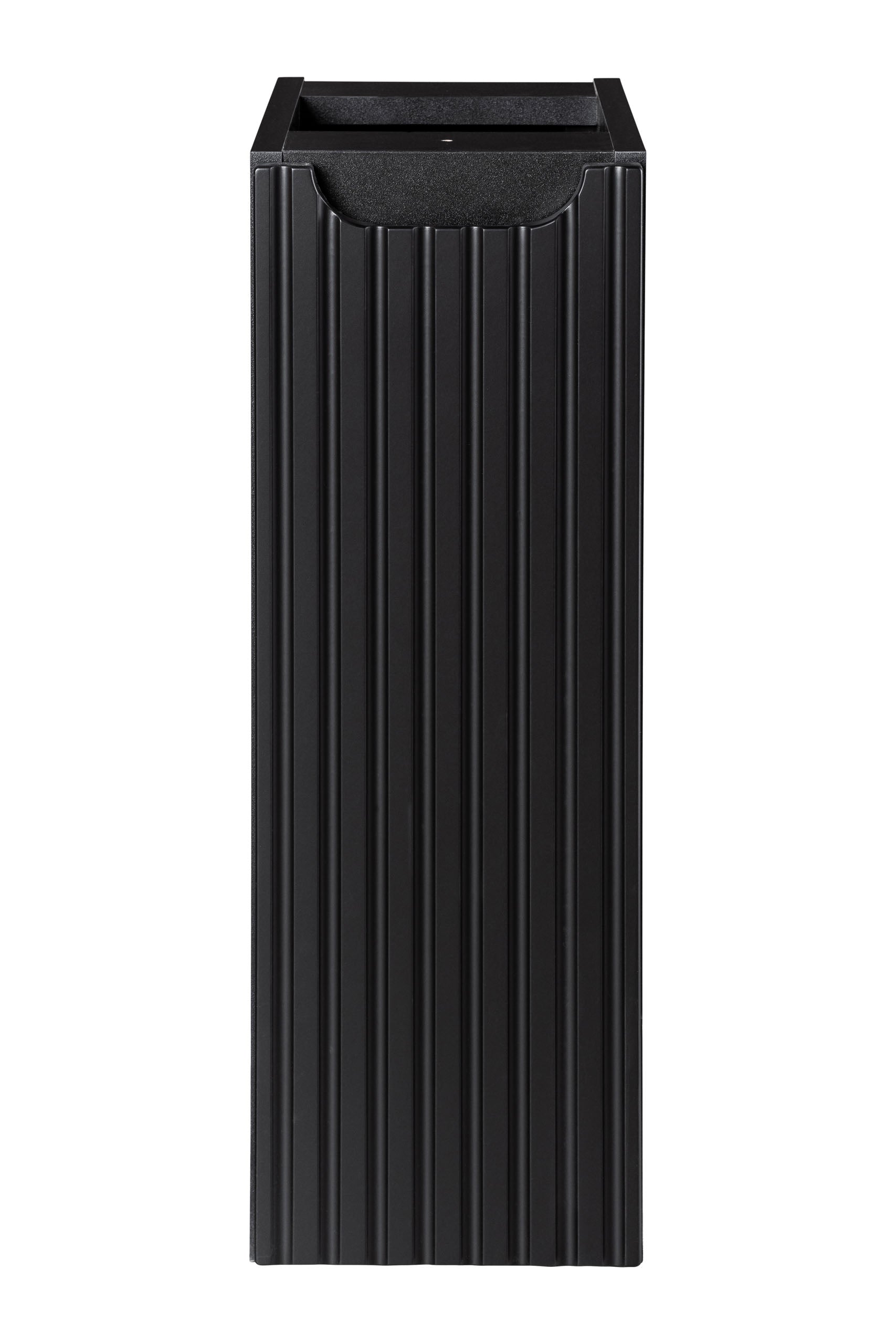 Nova Seitenschrank 20 cm 1 Tür Schwarz Matt
