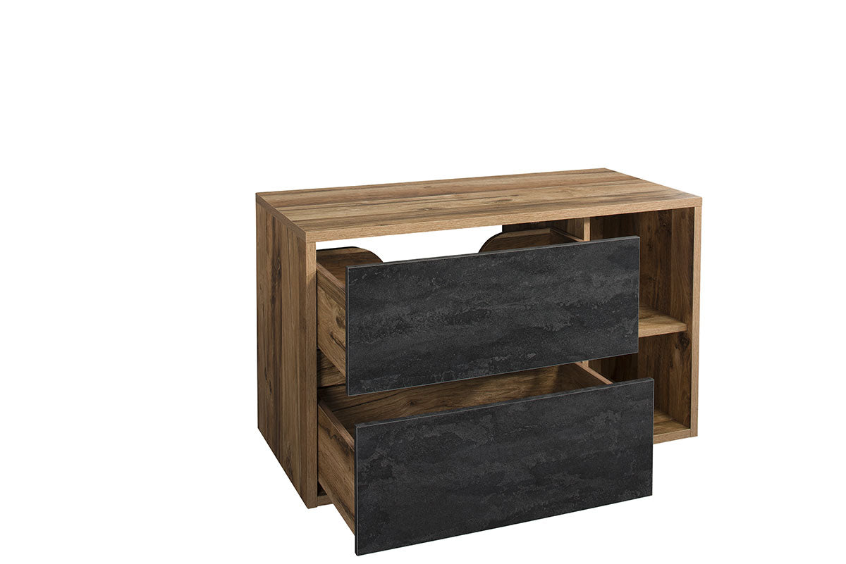 Hampton Unterschrank für Waschbecken, 100 cm, 2 Schubladen