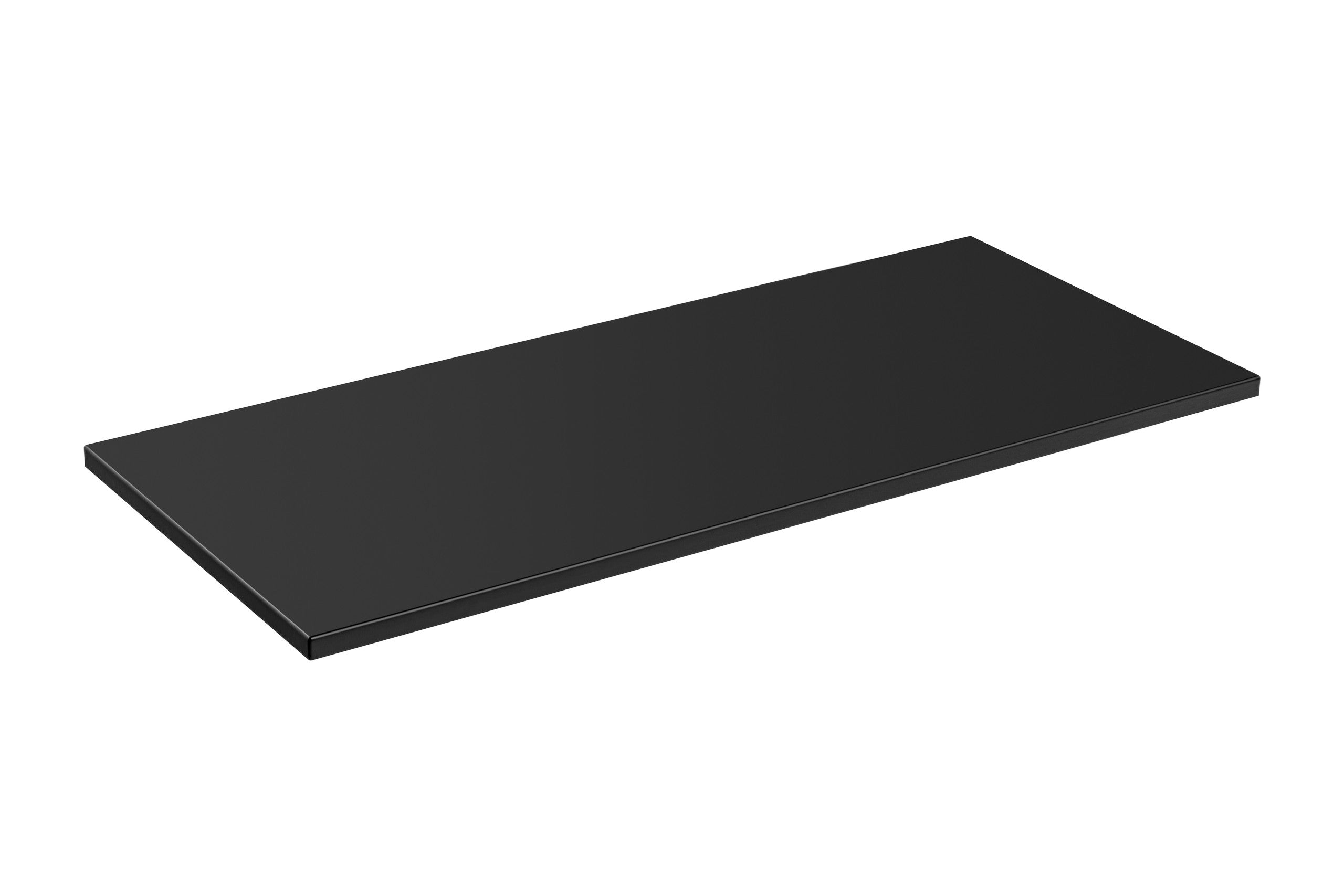 Santa Arbeitsplatte 120 cm Schwarz Matt