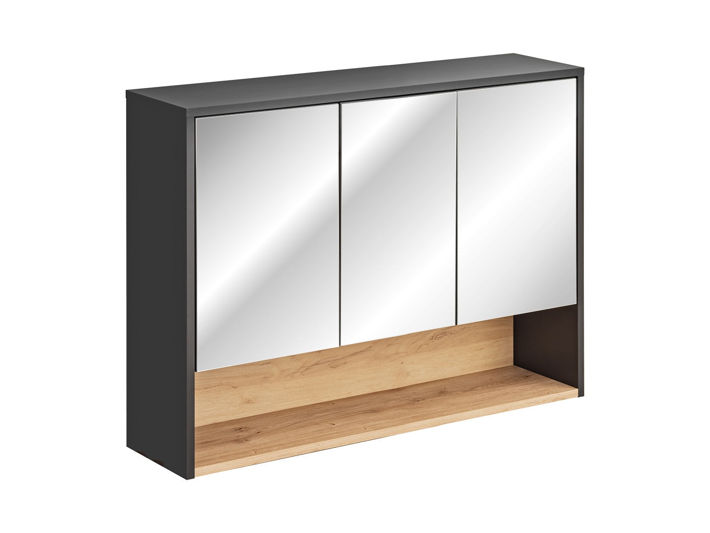 Borneo Spiegelschrank 100 cm 3 Türen