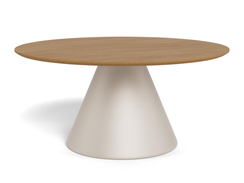 Runder Holz Couchtisch Soli Eiche