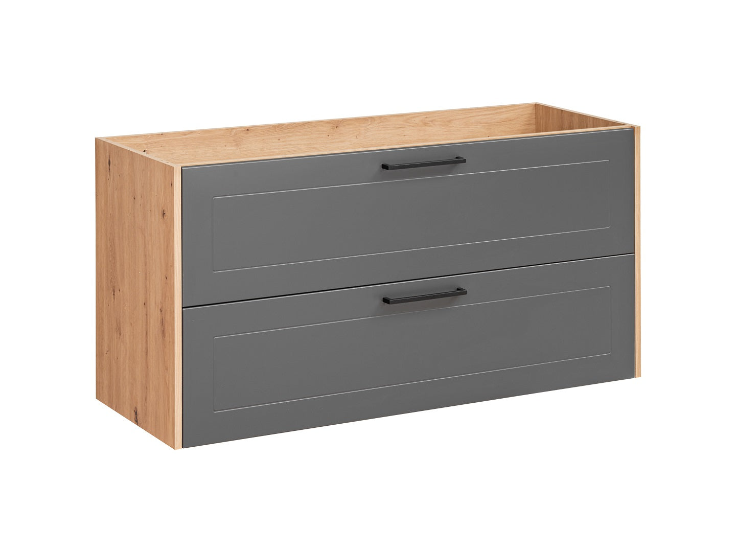 Madera Waschbeckenunterschrank 120 cm 2 Schubladen