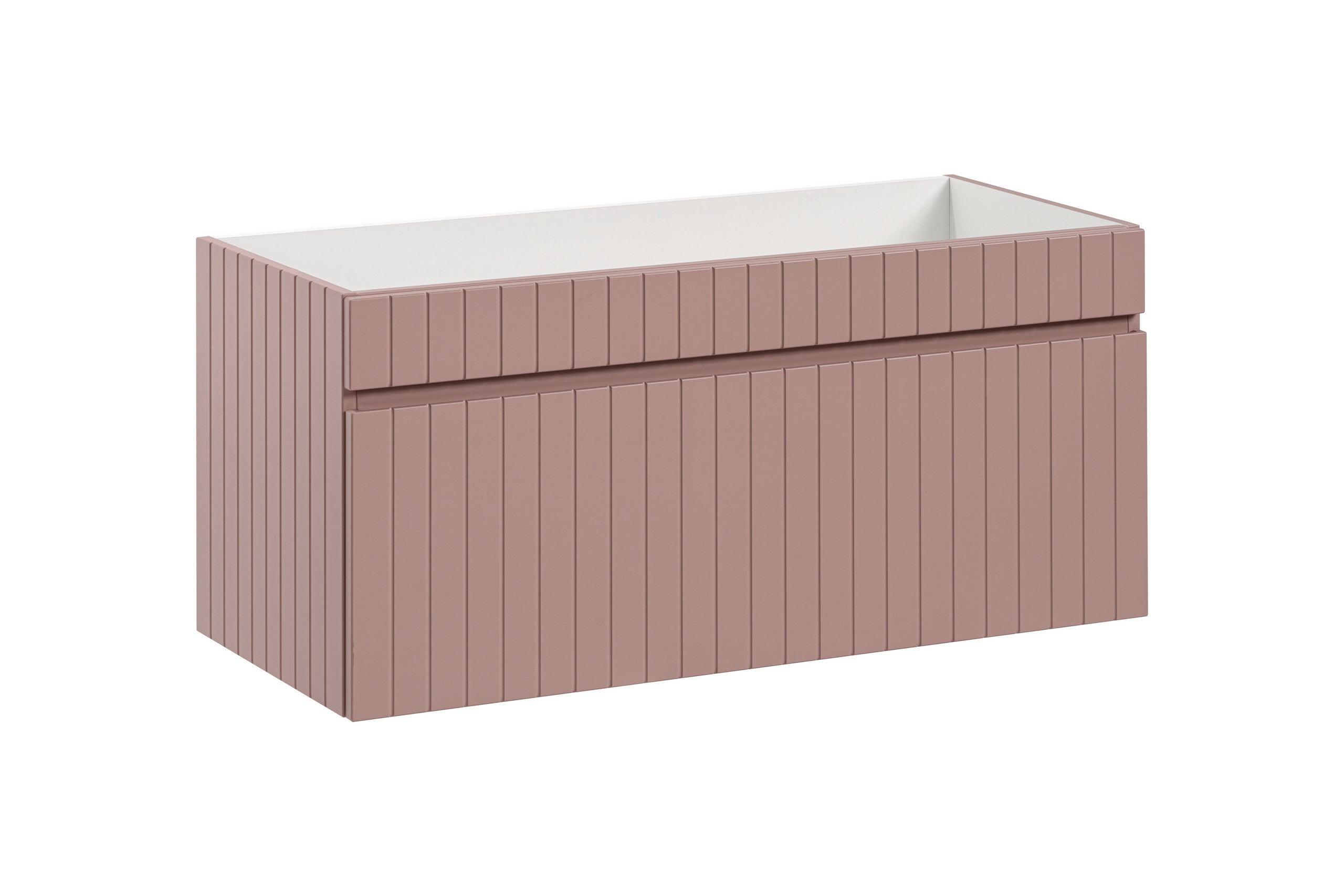 Iconic Waschbeckenunterschrank 100 cm, 1 Schublade Antike Rose