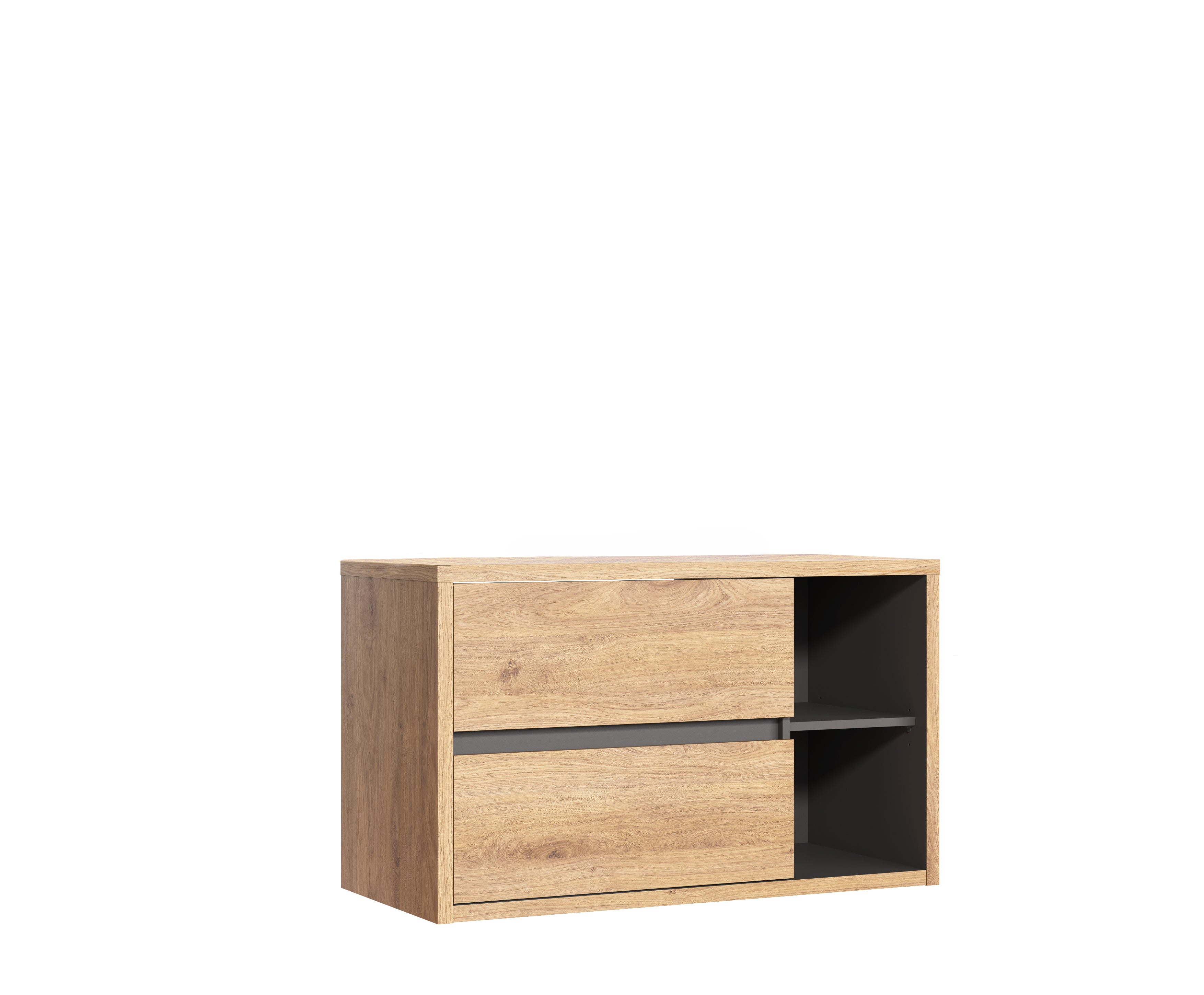 Devon Unterschrank für Waschbecken, 100 cm, 2 Schubladen