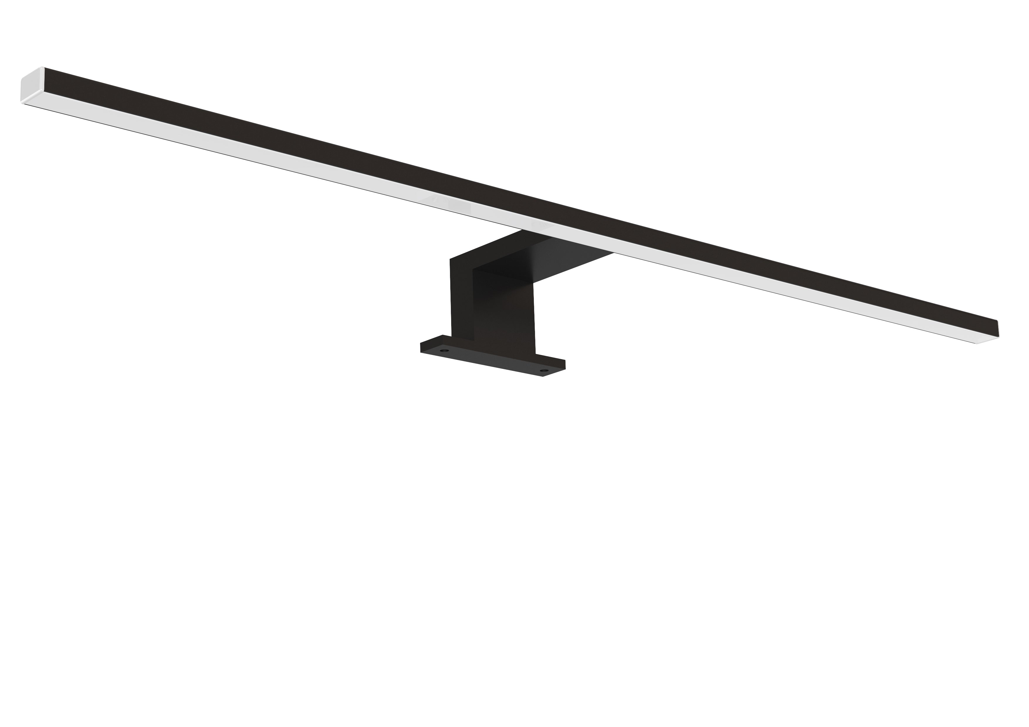 Ala Led Lampe Schwarz Matt 60 x 5 x 10 cm