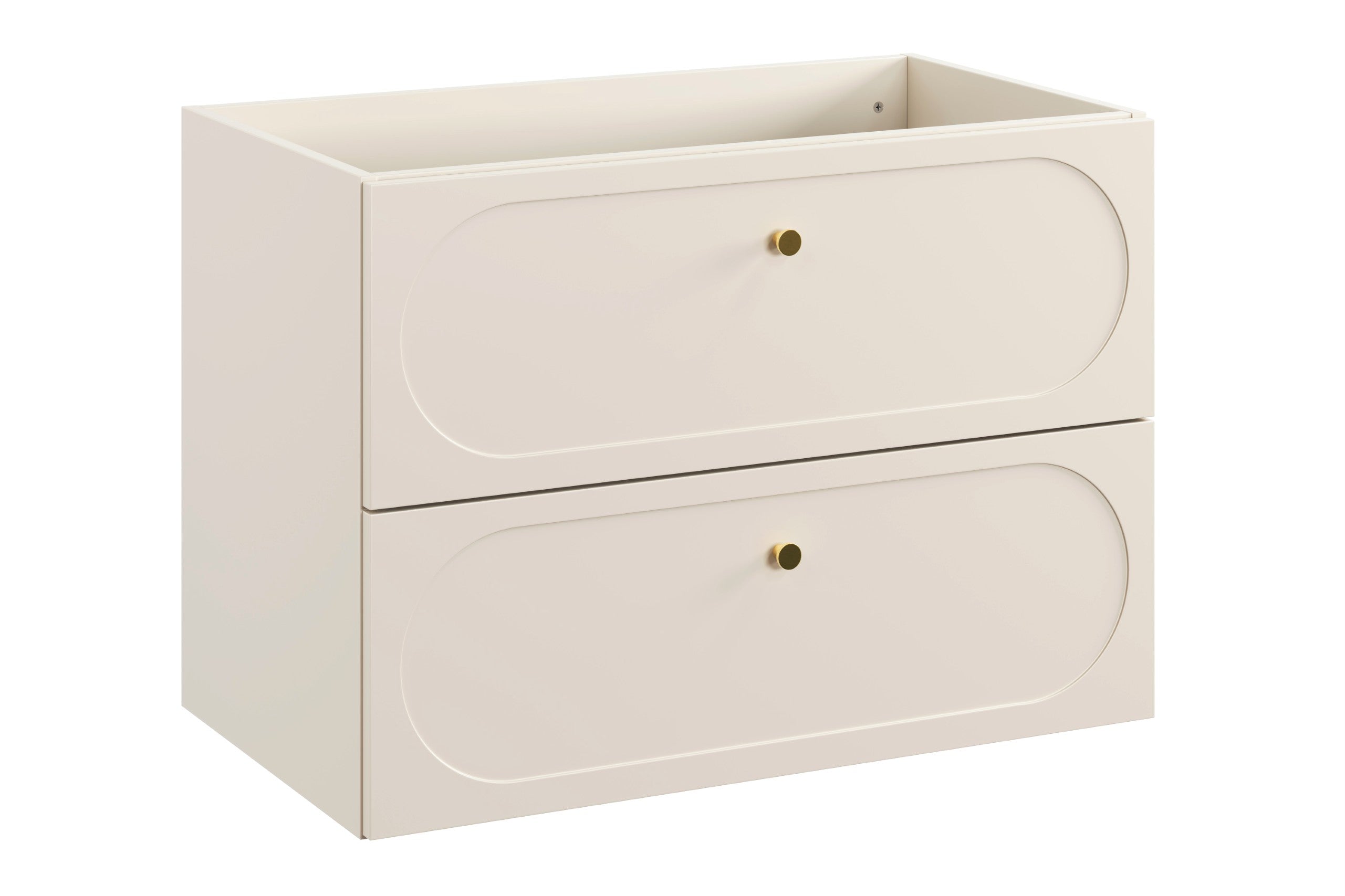 Donna Unterschrank für Waschbecken, 80 cm, 2 Schubladen