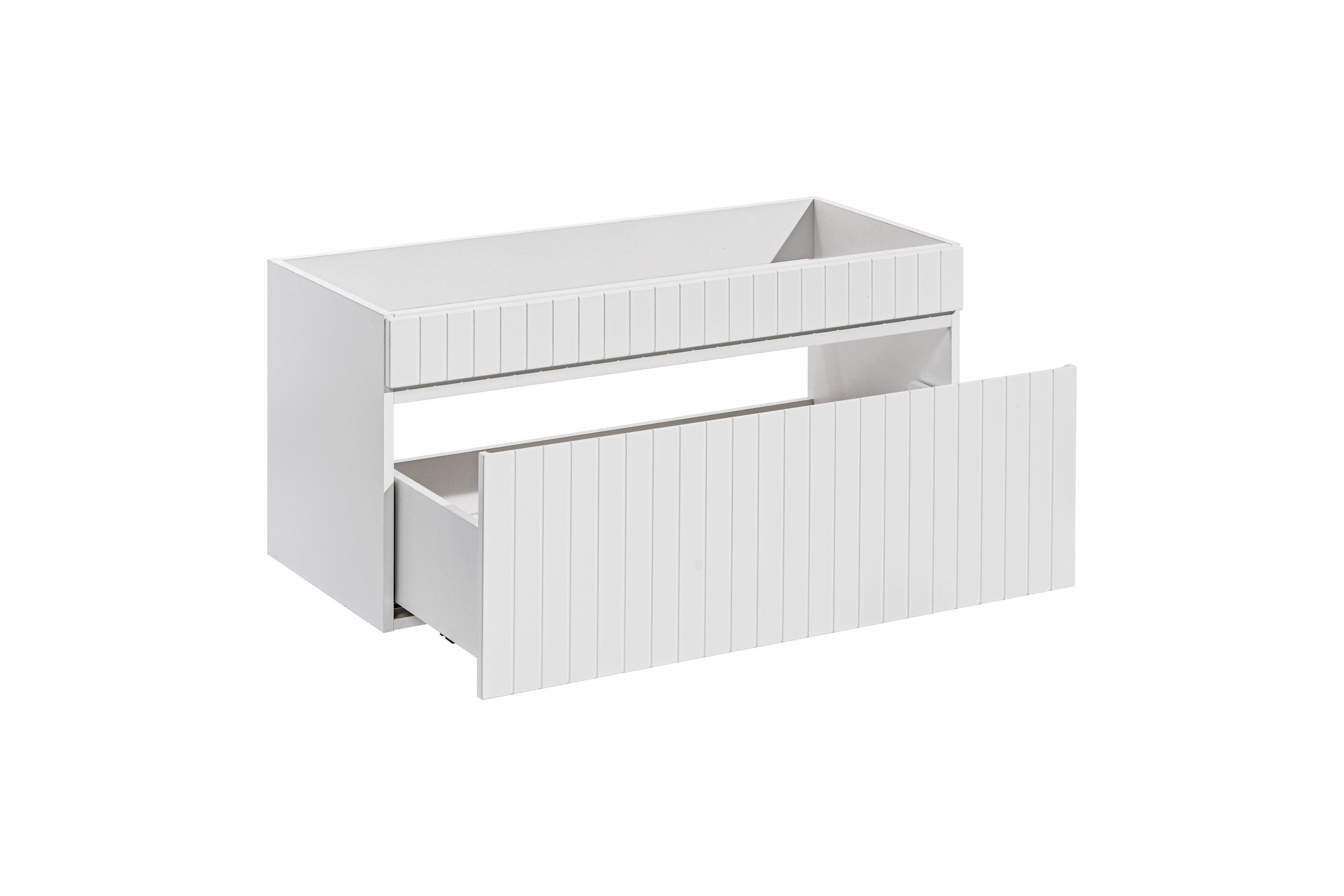 Iconic Waschbeckenunterschrank 100 cm, 1 Schublade Weiß