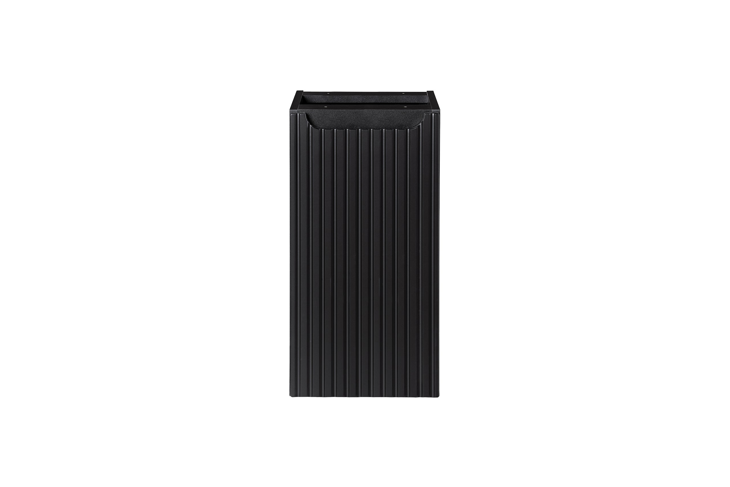 Nova Seitenschrank 30 cm 1 Tür Schwarz Matt