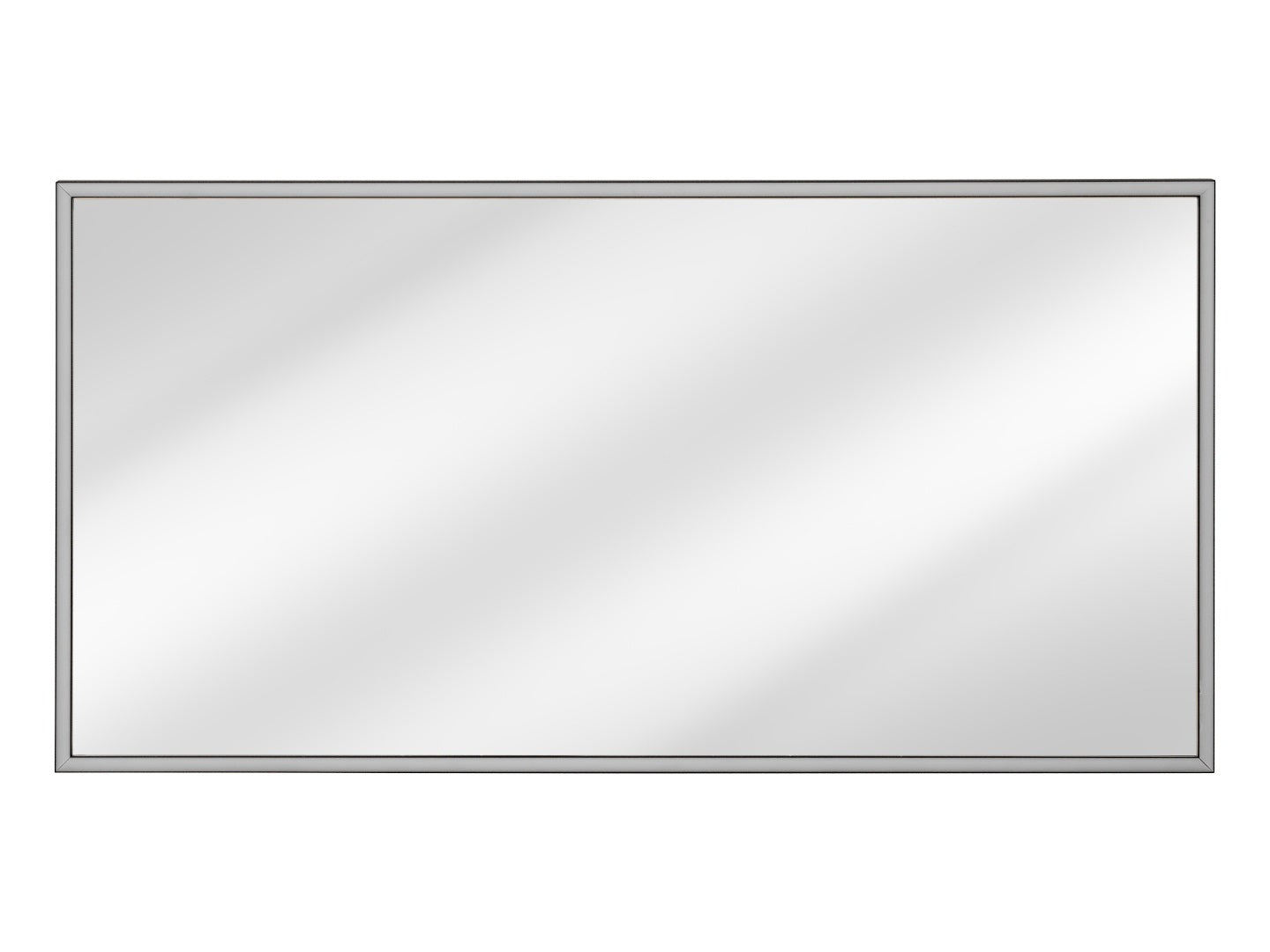 Lustro gerahmter LED-Spiegel Spiegel, Graphit