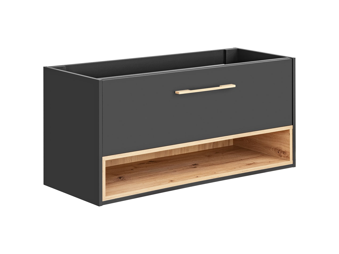 Borneo Waschbeckenunterschrank 120 cm, 1 Schublade