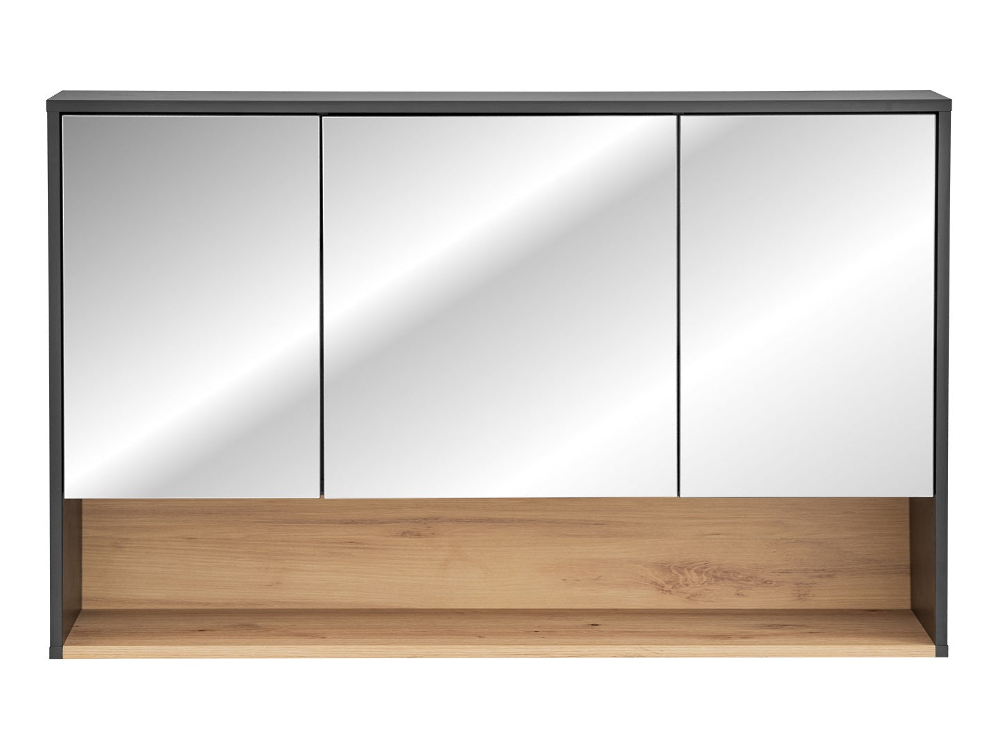 Borneo Spiegelschrank 120cm, 3 Türen