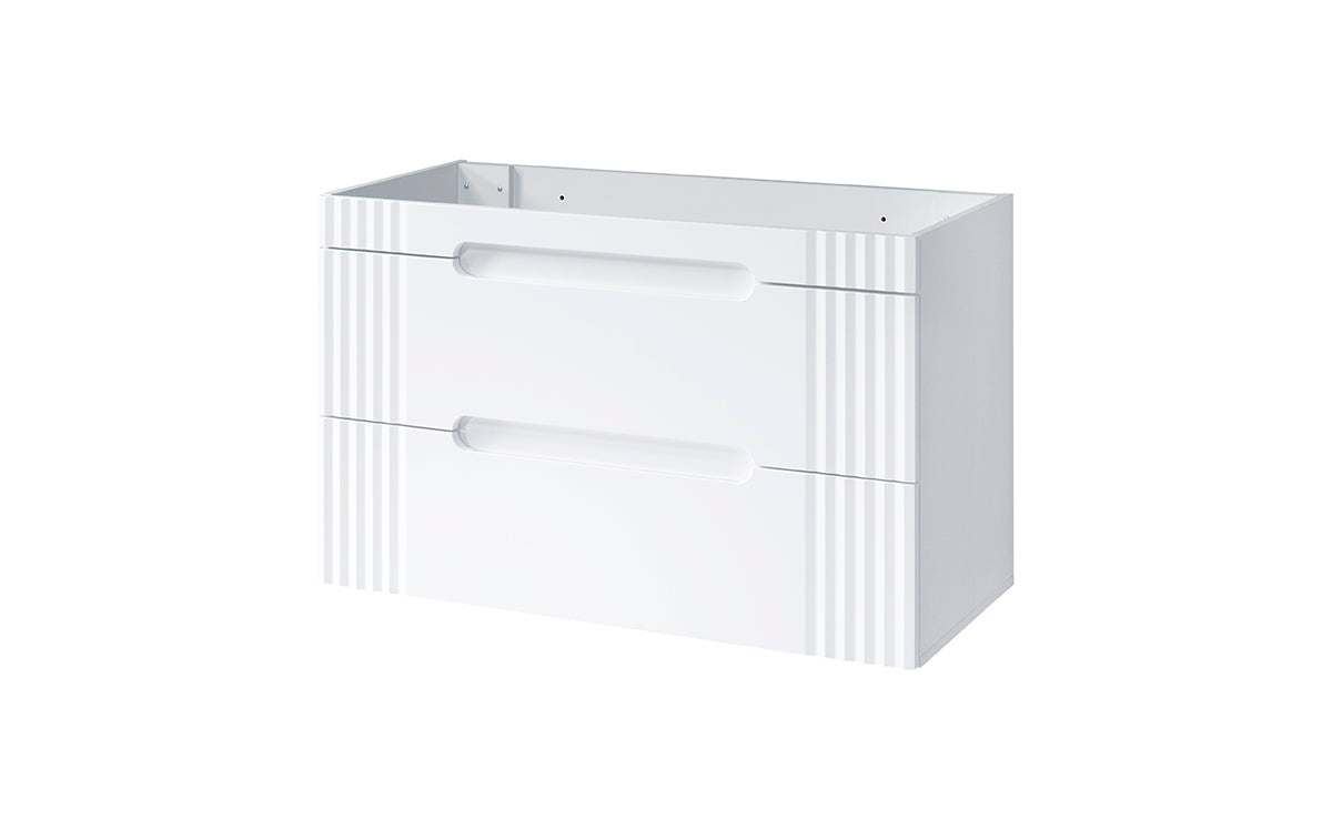 Fiji Unterschrank für Waschbecken, 100 cm, 2 Schubladen
