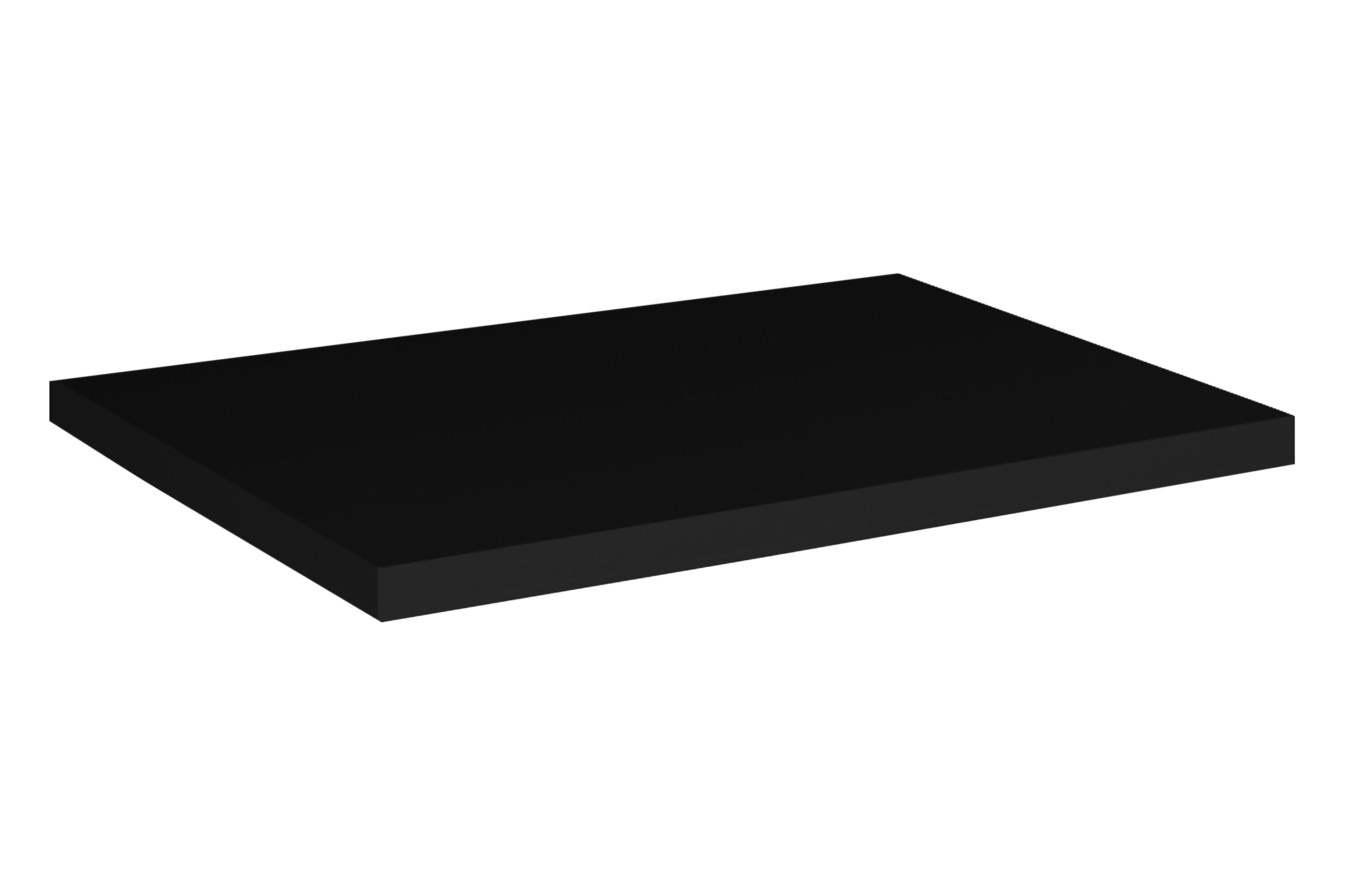Nova Arbeitsplatte 50 cm Schwarz Matt