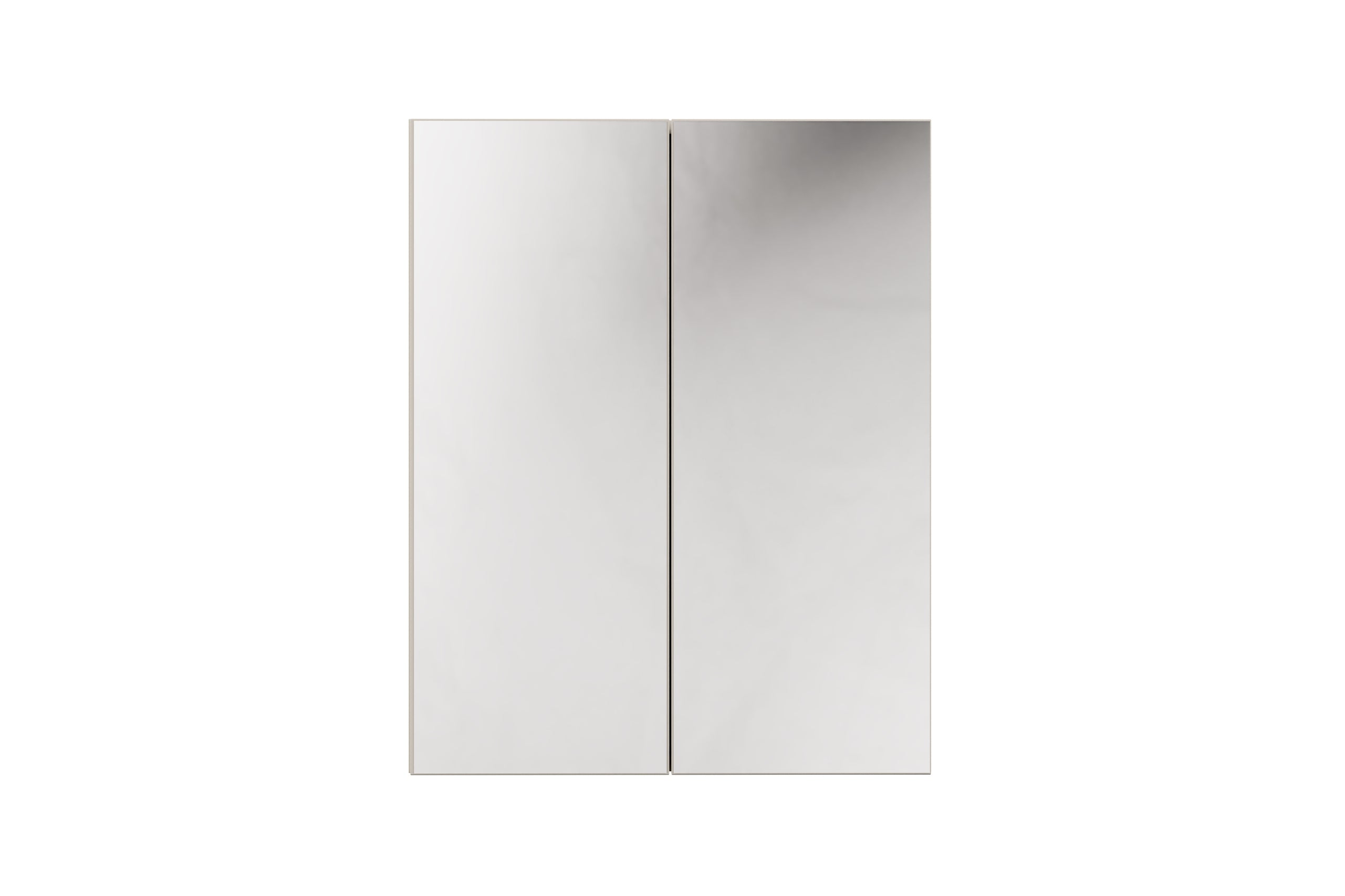 Kaschmir-Spiegelschrank 60 cm, 2 Türen