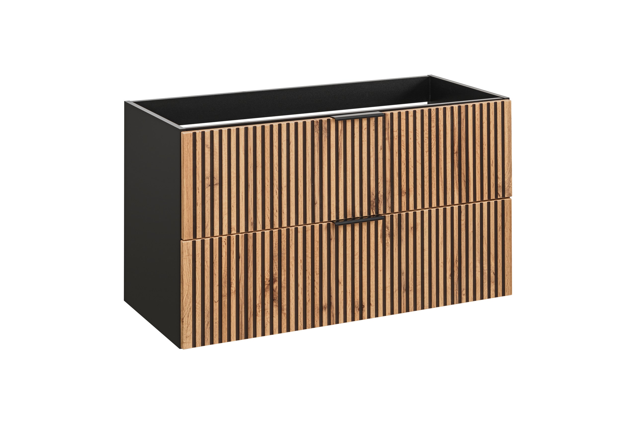 Xilo Unterschrank für Waschbecken, 100 cm, 2 Schubladen