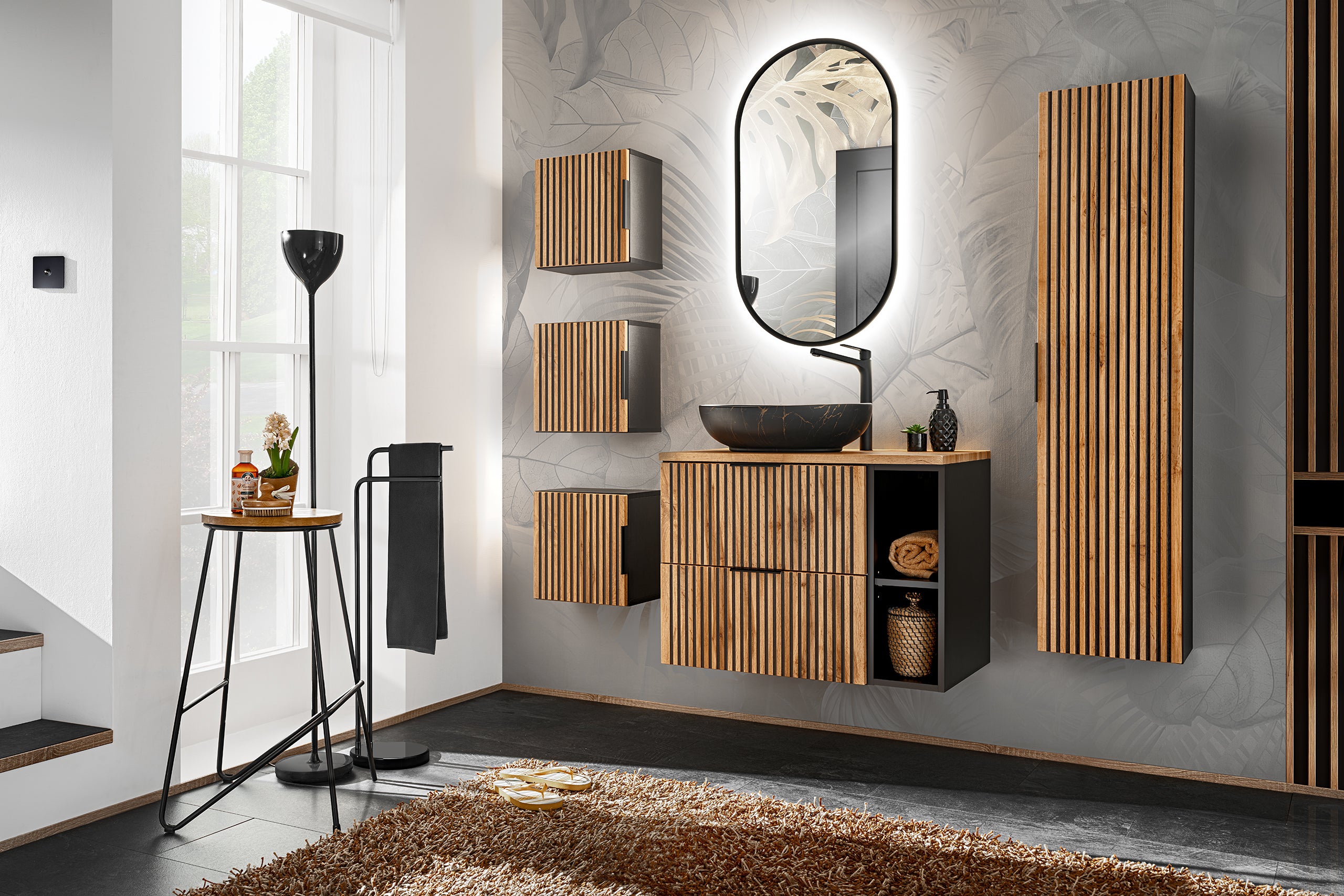 Xilo Aufsatzschrank 20 cm Wotan Eiche