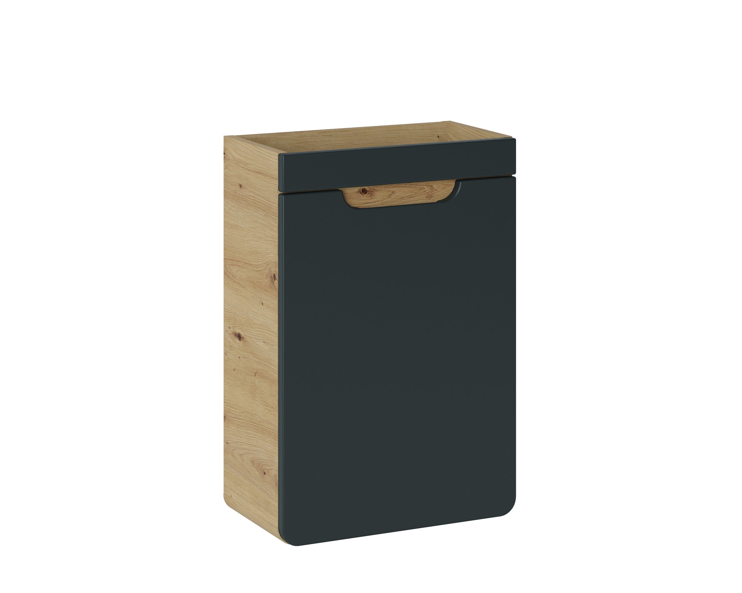 Aruba Unterschrank für Waschbecken, 40 cm, 1 Tür Craft Eiche, Cosmos Grey