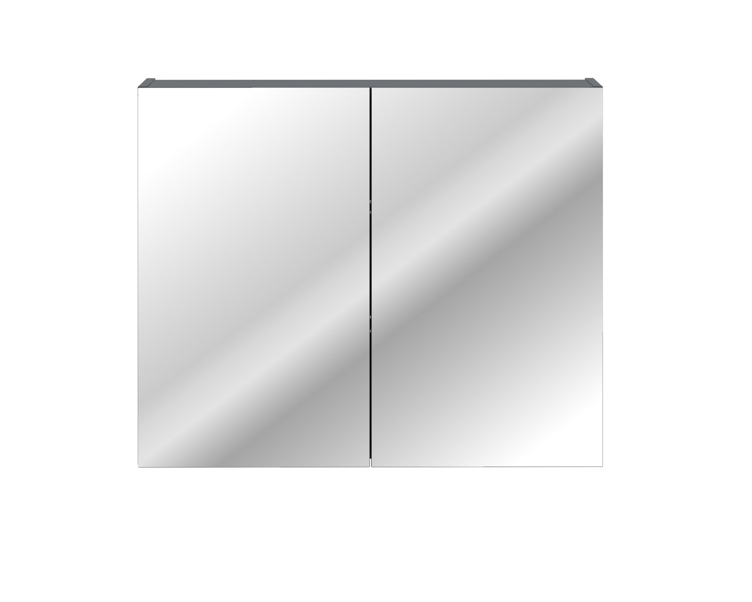 Santa Spiegelschrank 80 cm, 2 Türen Indigoblau