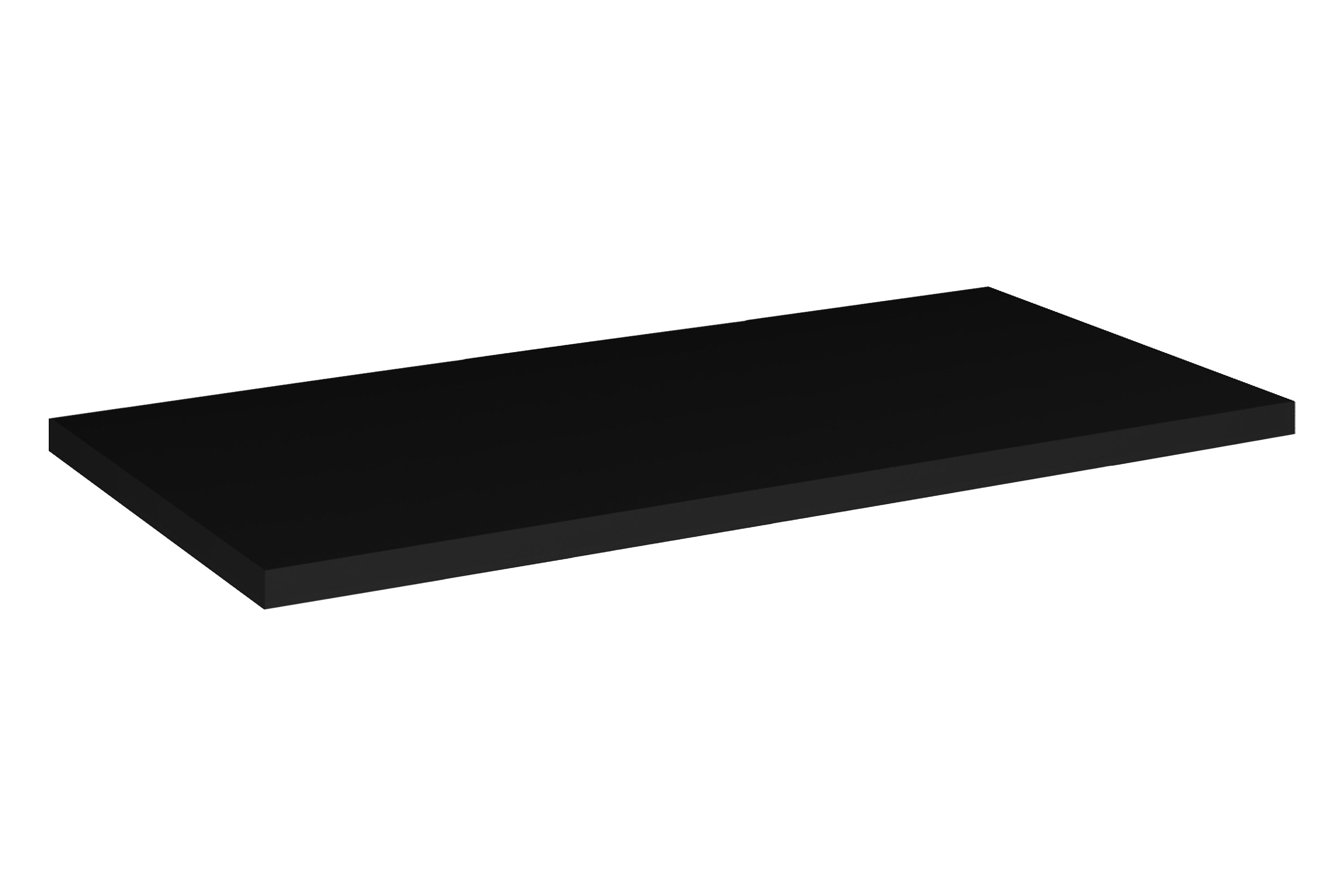 Nova Arbeitsplatte 80 cm Schwarz Matt