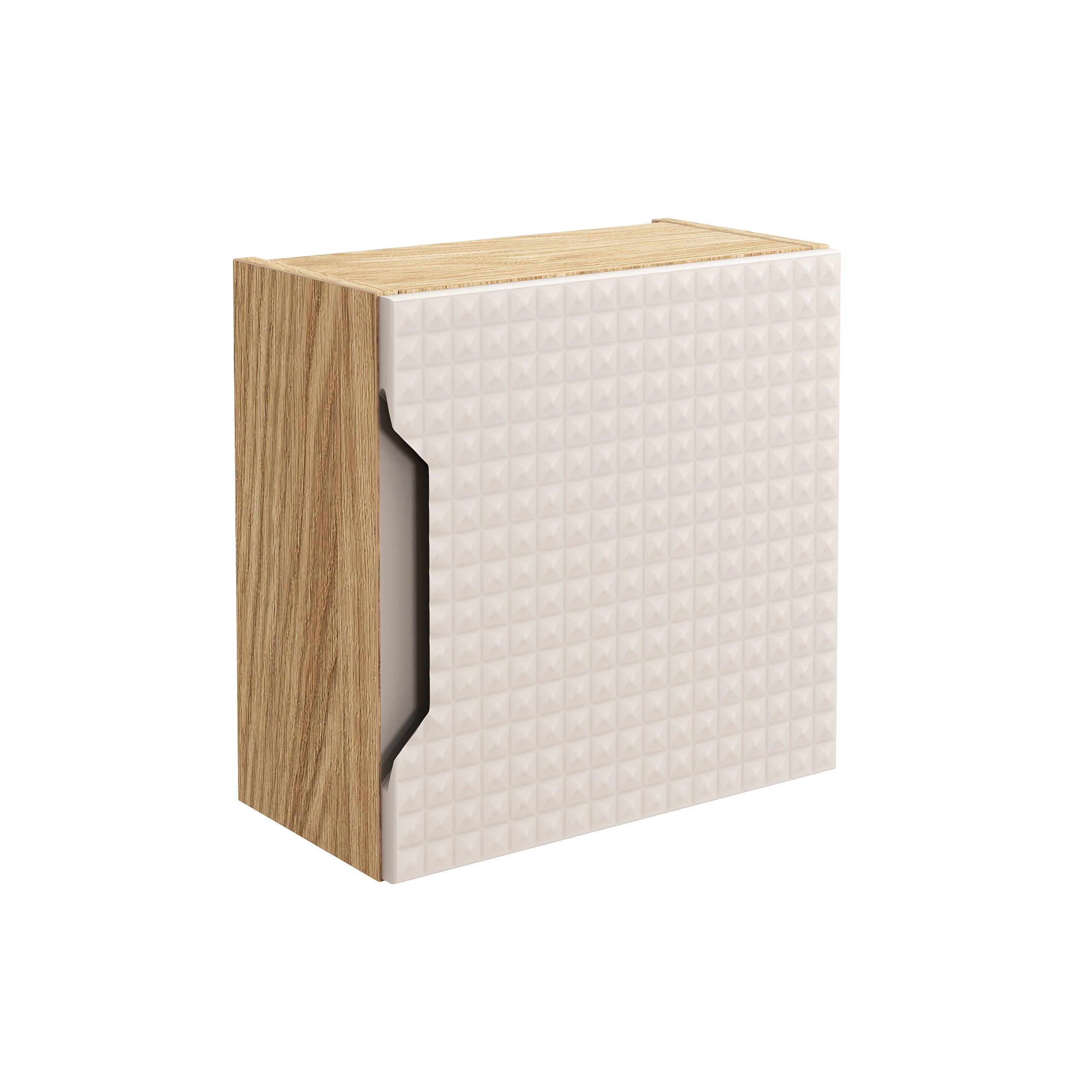 Luxor Oberschrank Qubik 35X35Cm 1 Tür Beige, Eiche geölt