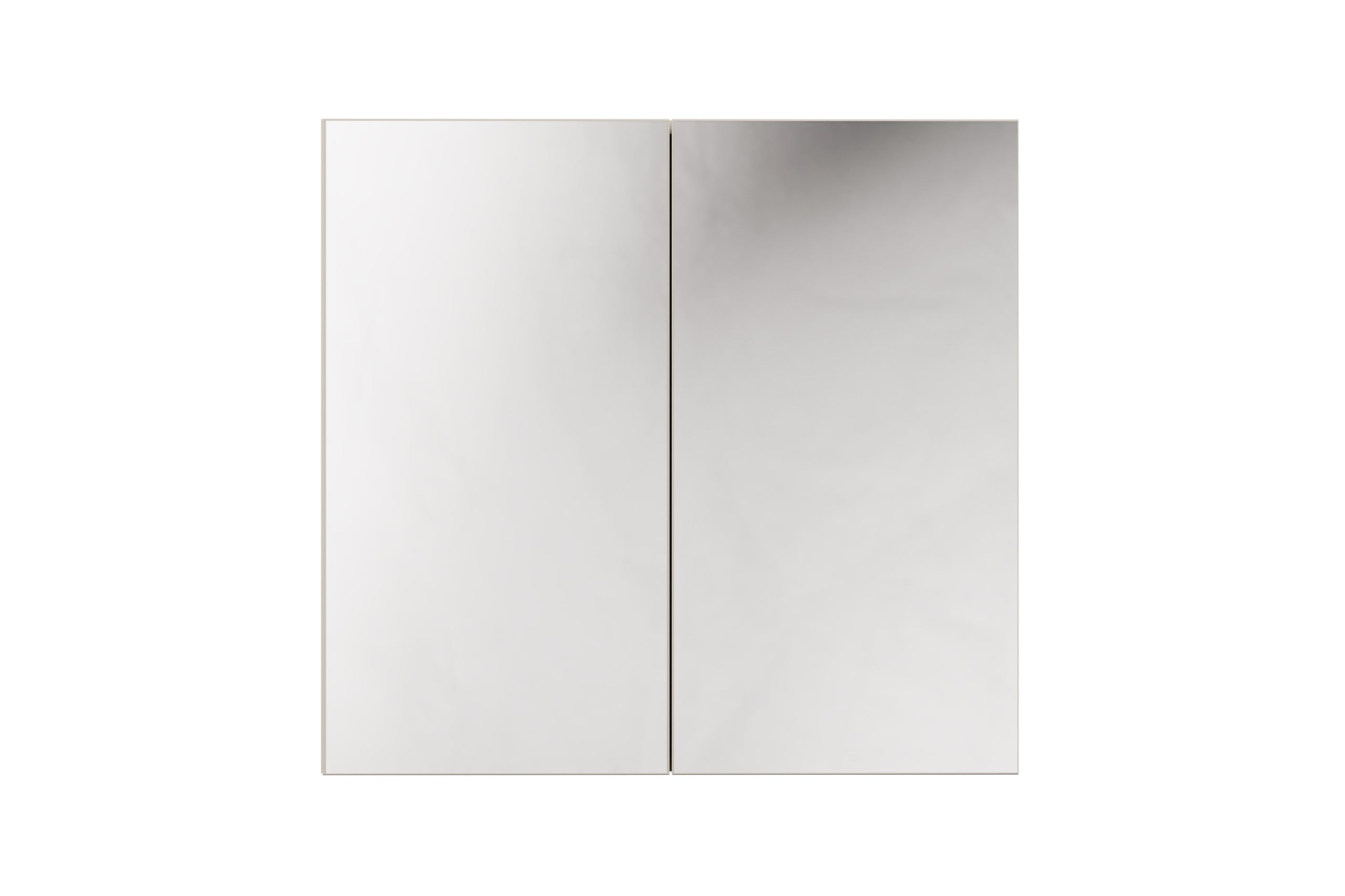 Kaschmir-Spiegelschrank 80 cm, 2 Türen