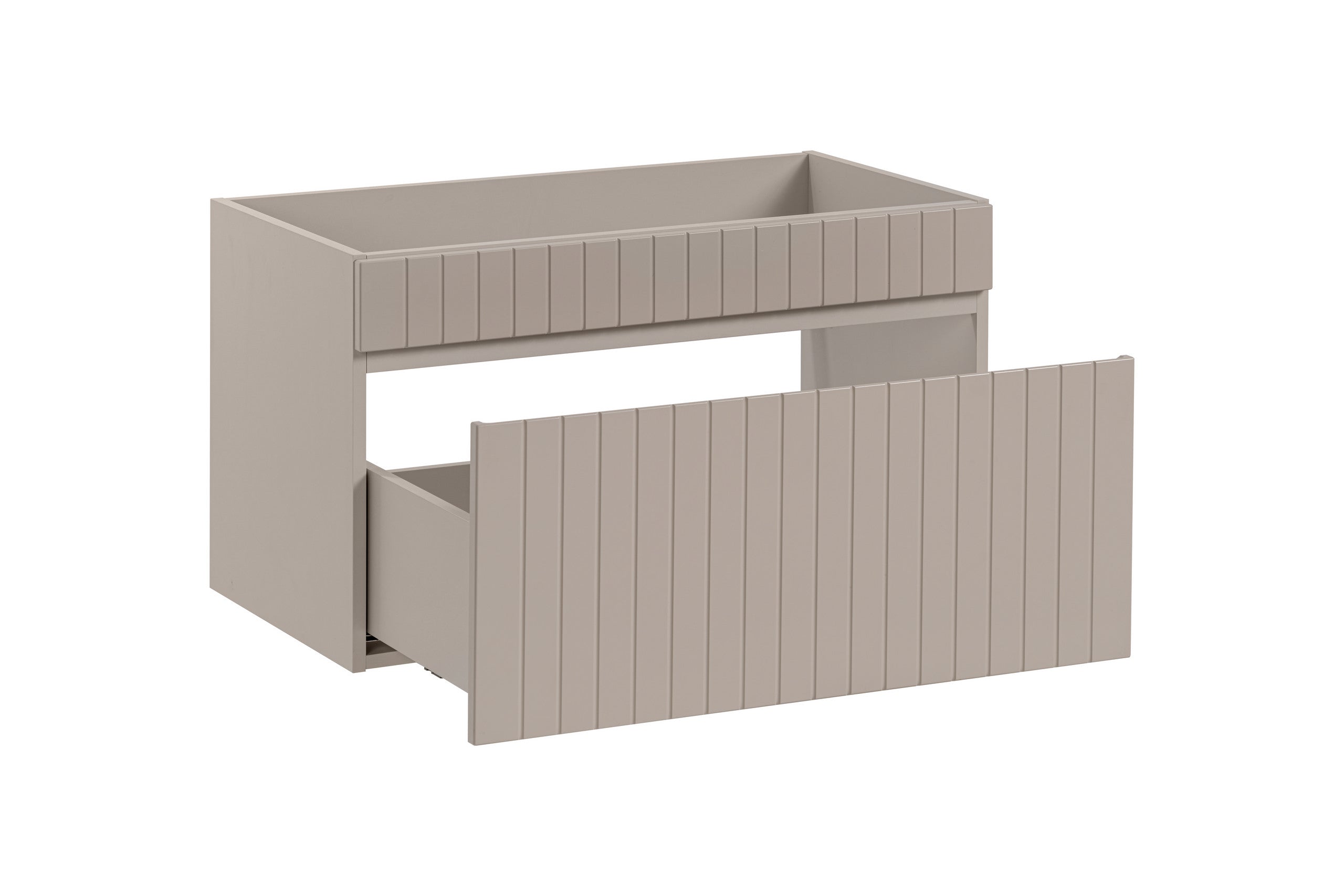 Iconic Waschbeckenunterschrank 80 cm, 1 Schublade Kaschmir Matt