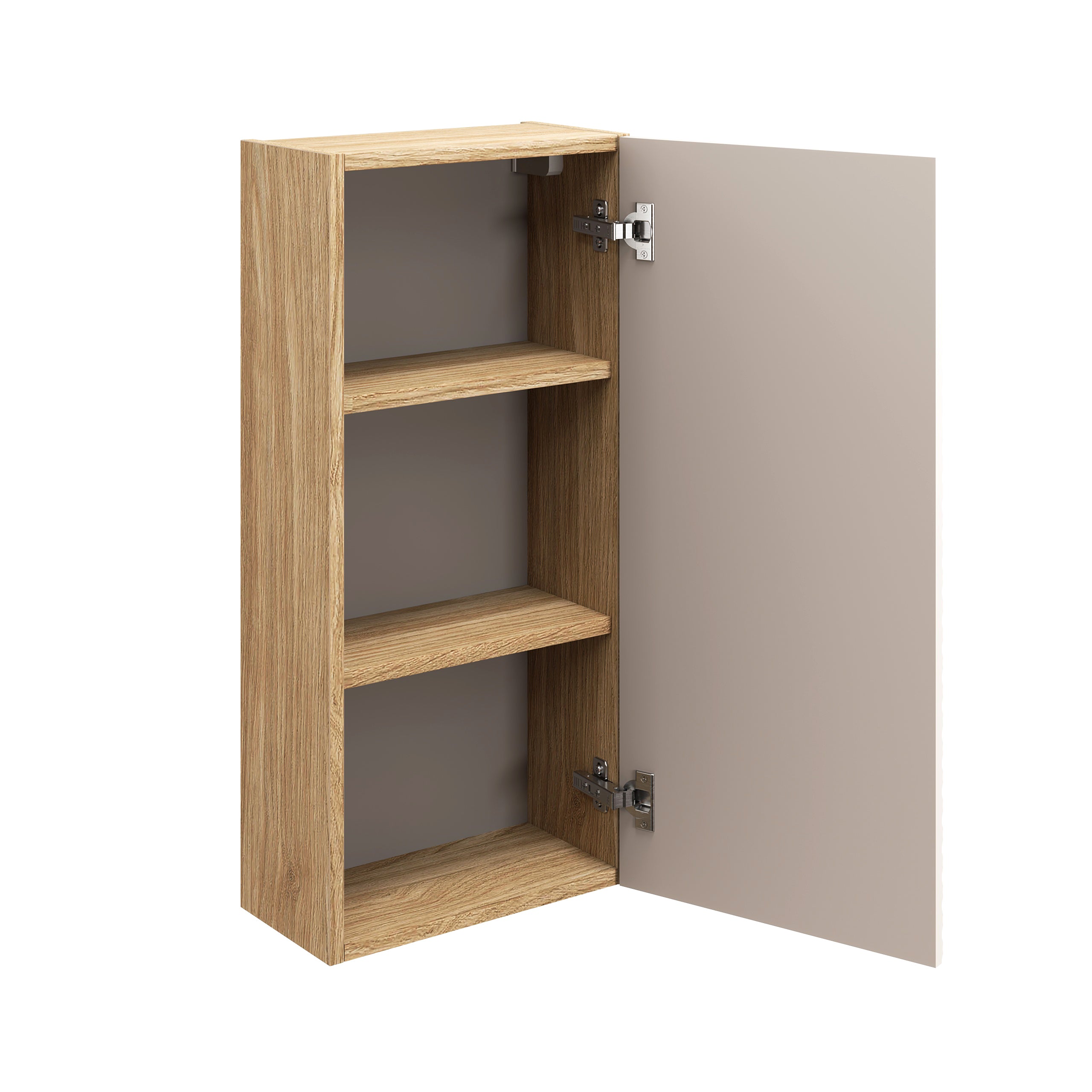 Ocean Oberschrank 35 cm 1 Tür Beige, Eiche geölt