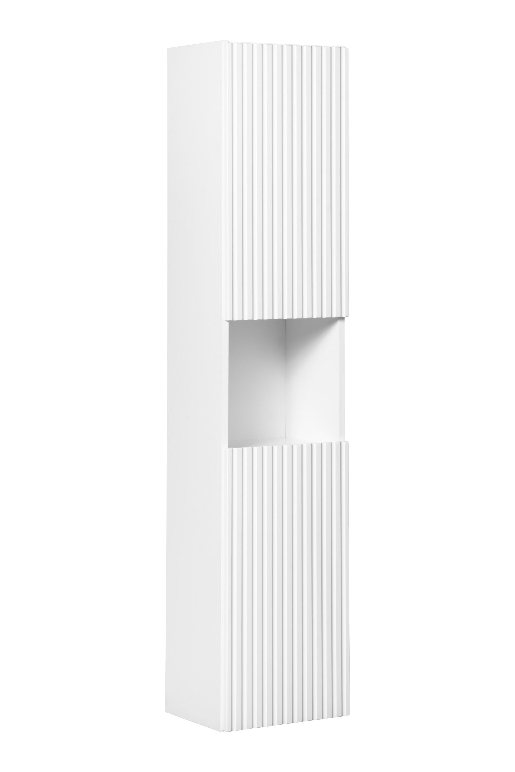 Nova Hochschrank 2 Türen Weiß Matt