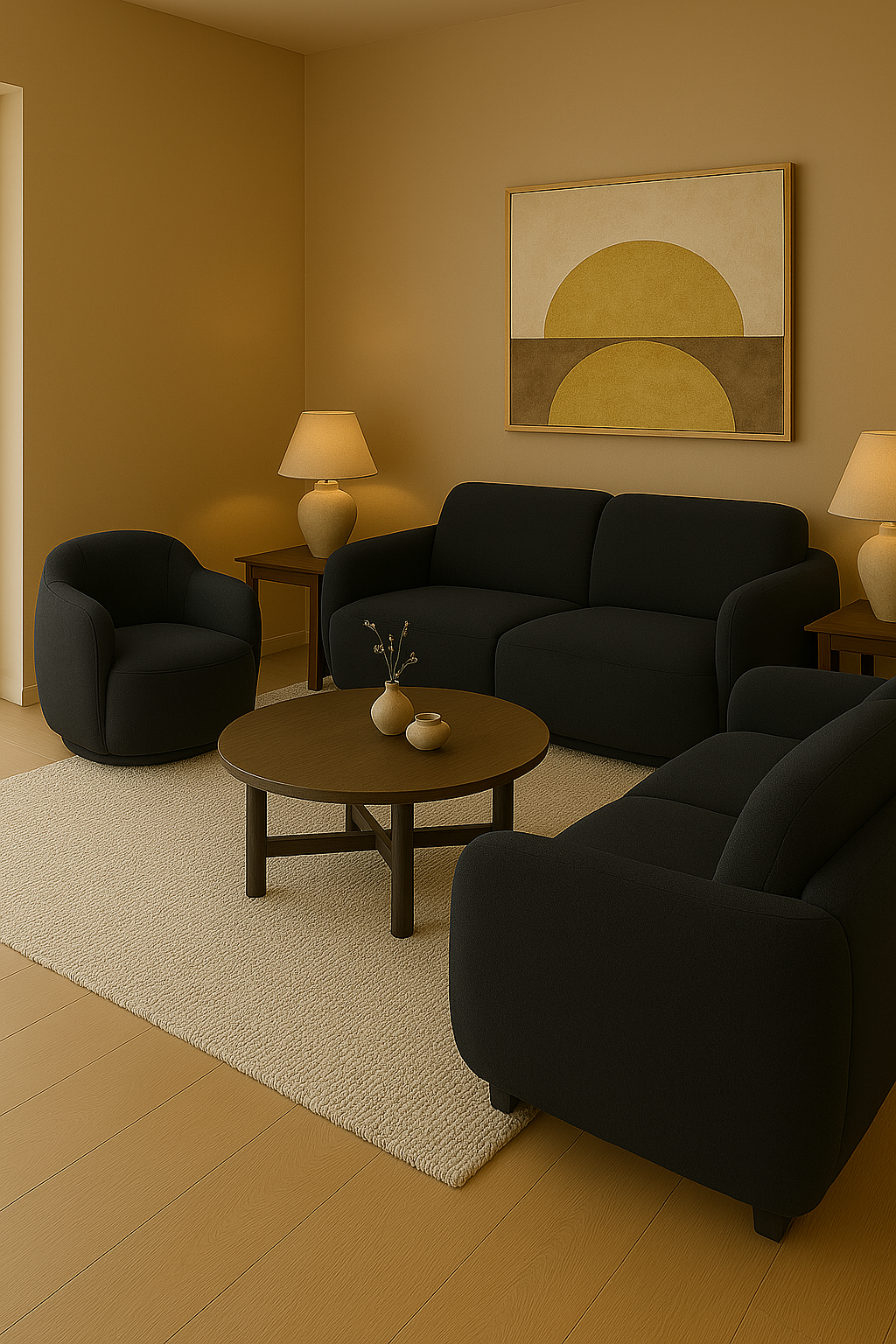 Torino Sofa Set 3-3-1