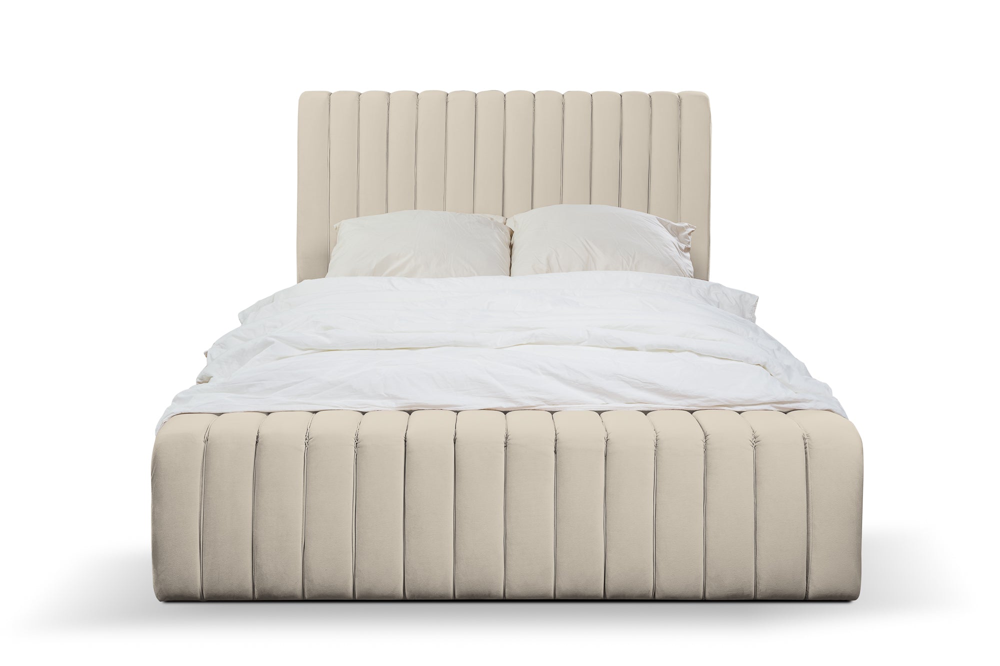 Lugano – Design Bouclé Polsterbett