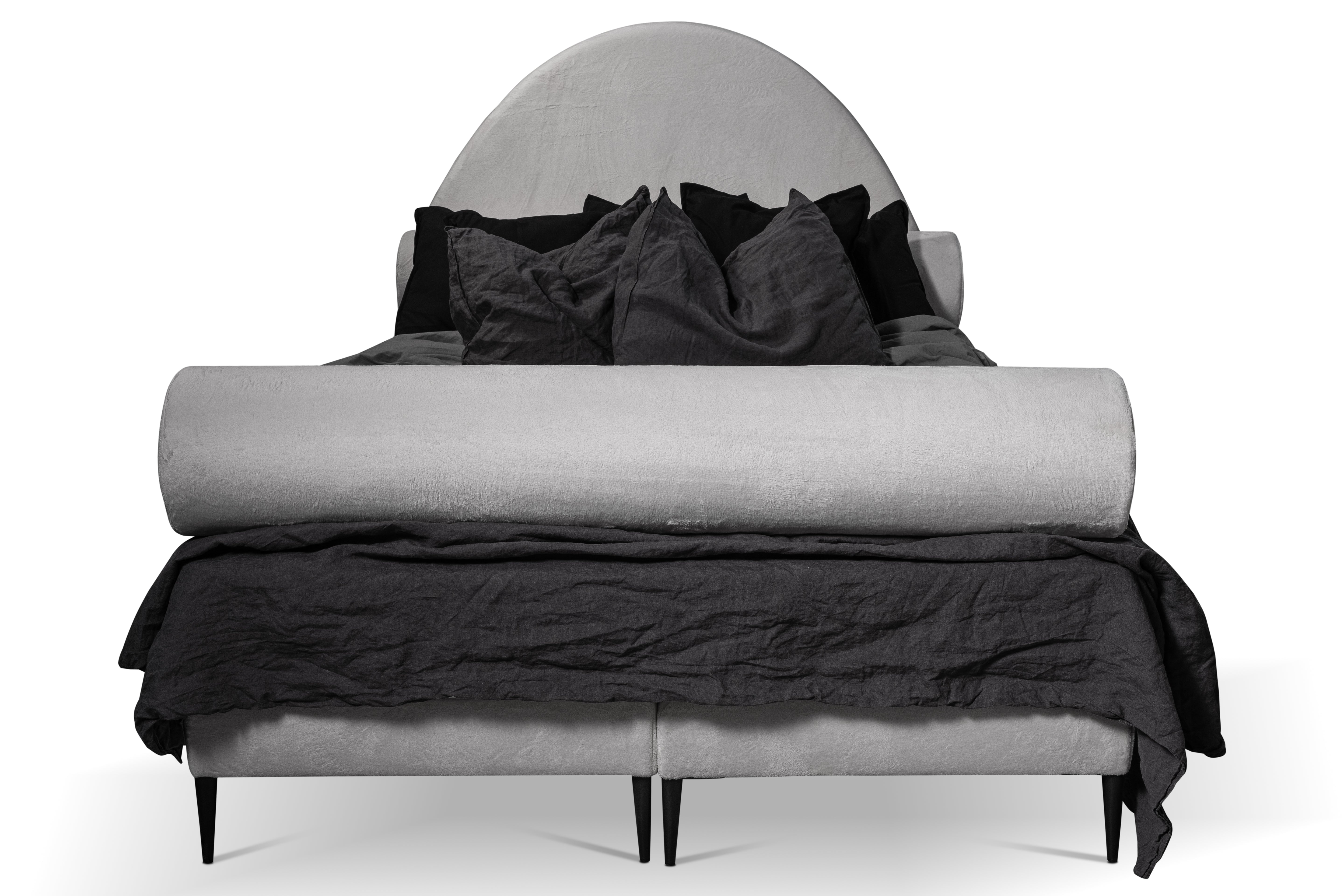 Coco Lux – Design Bouclé Polsterbett mit Bettkasten
