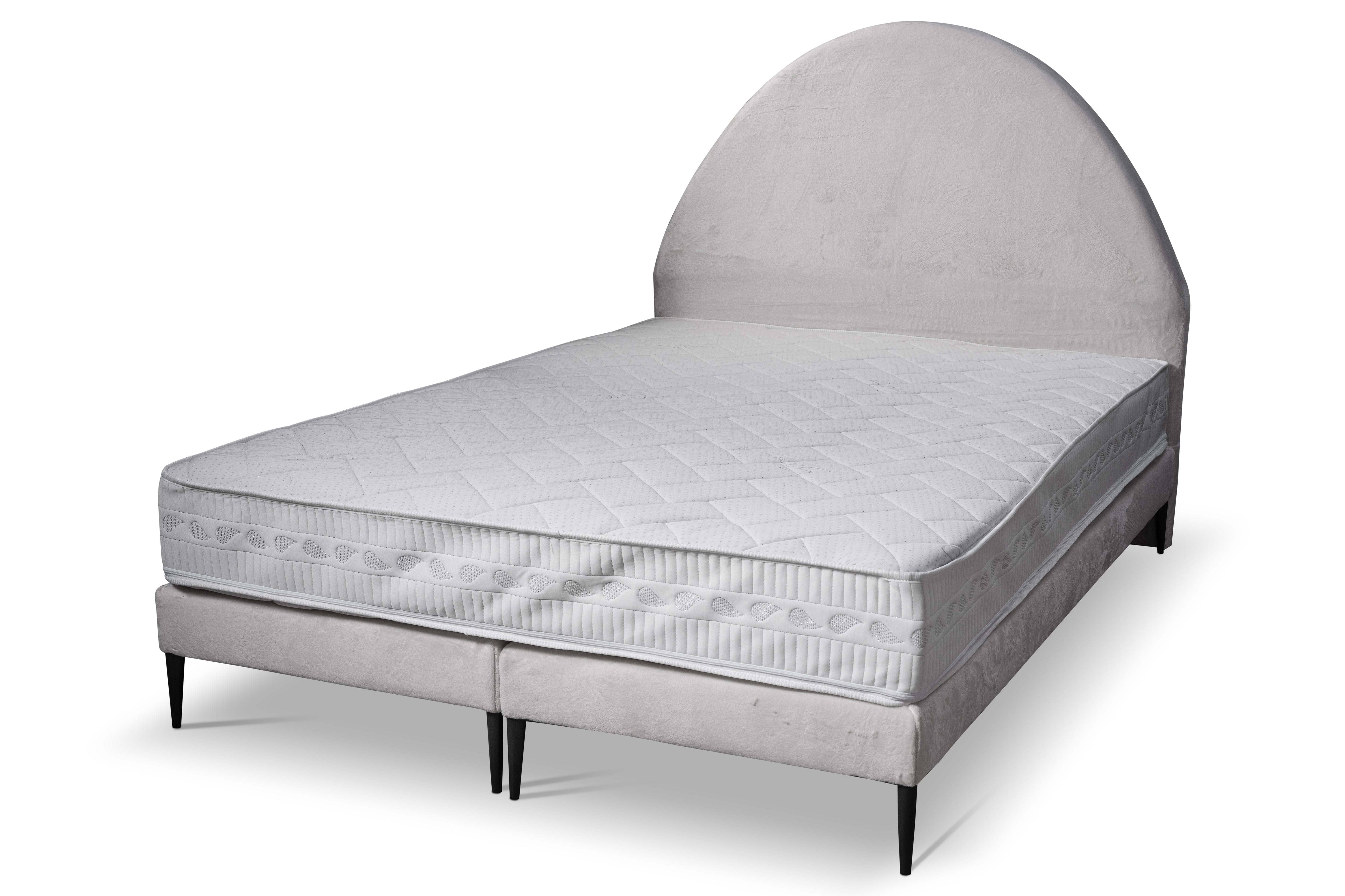Coco Lux – Design Bouclé Polsterbett mit Bettkasten