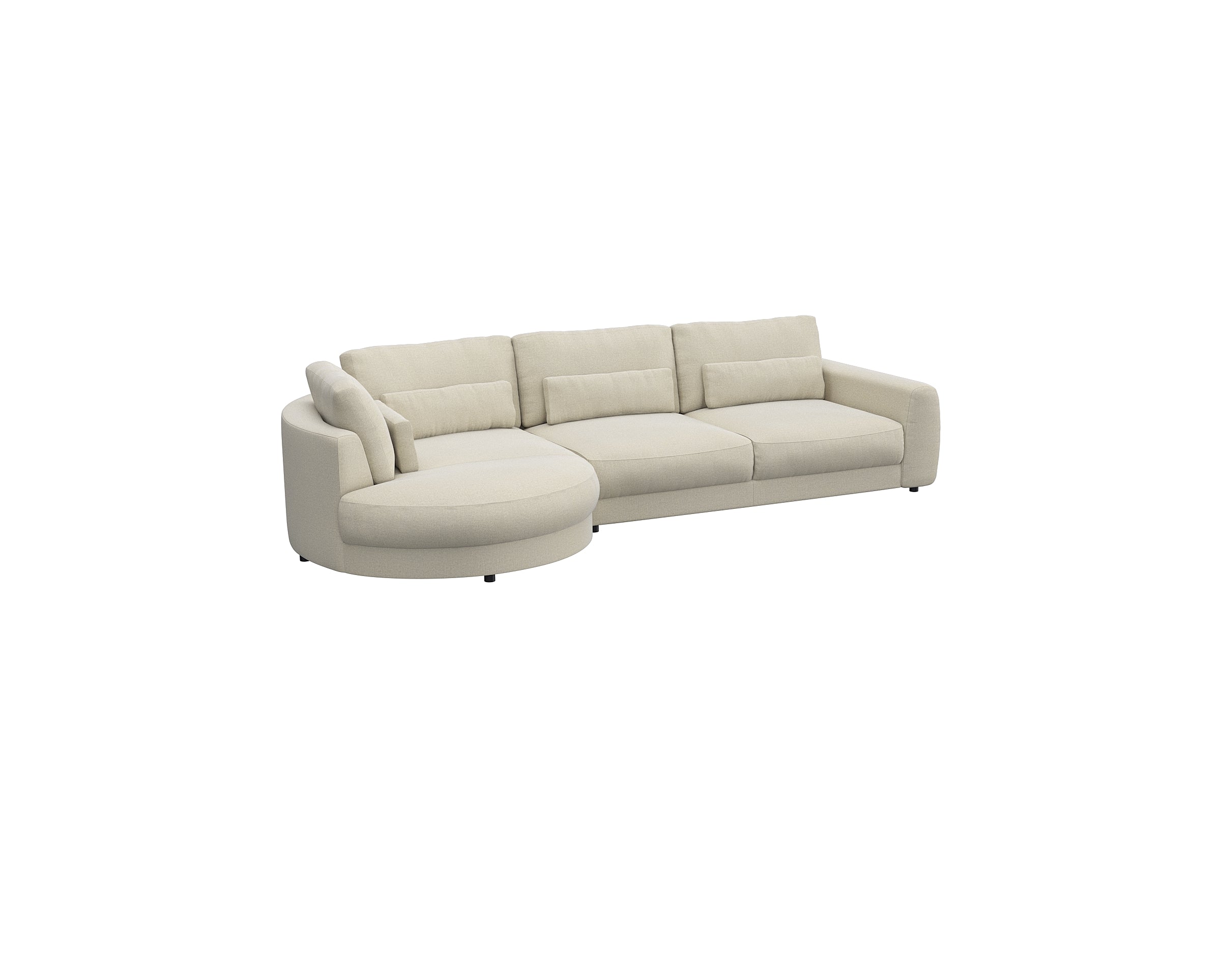 Petrone 2,5-Sitzer Chaiselong